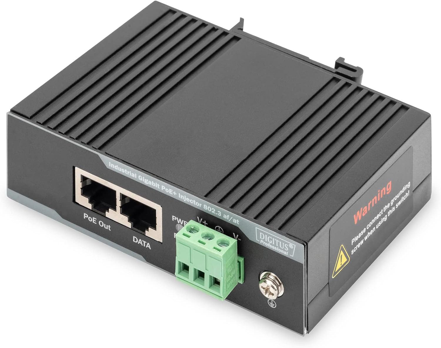 DIGITUS Injektor Gigabit PoE+ 802.3af/at 95W Netzwerk-Switch