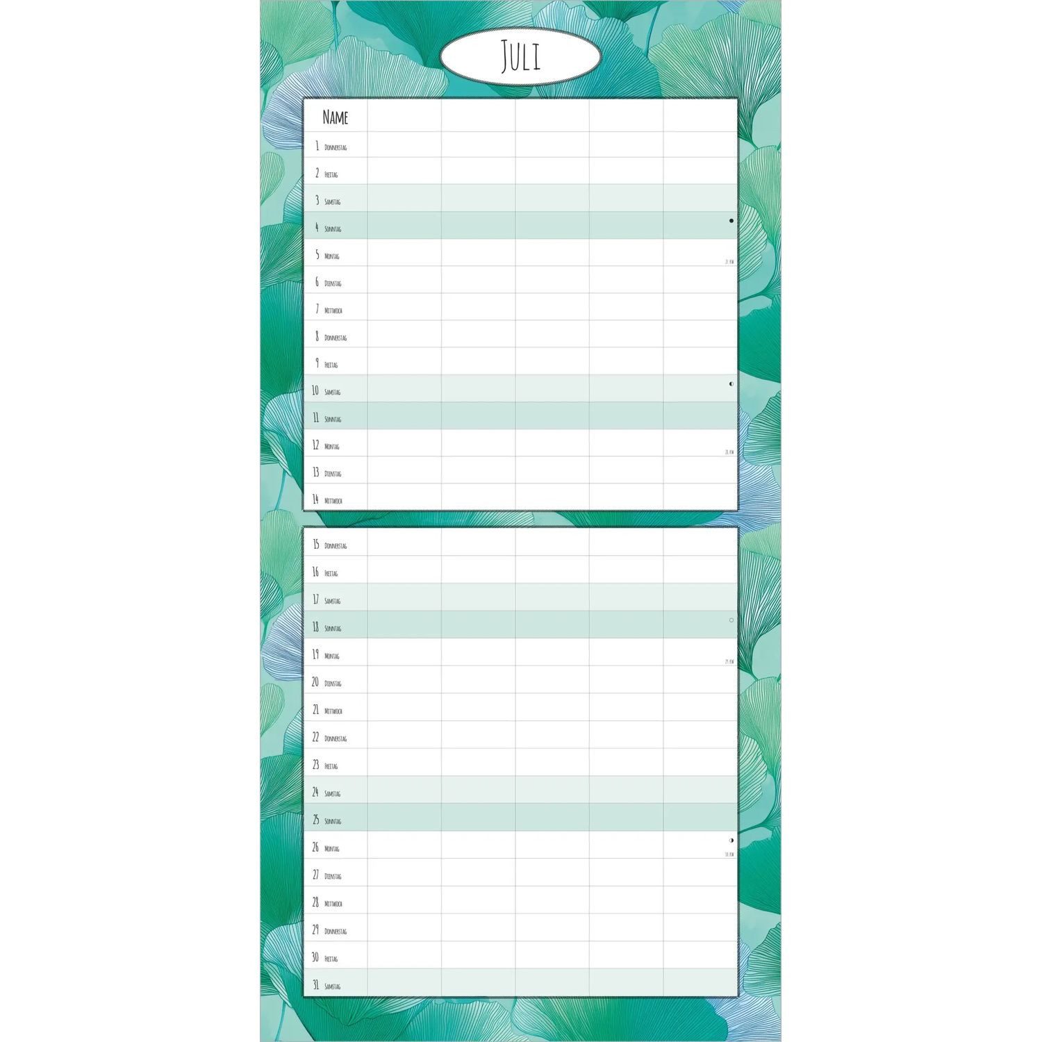 Wandkalender Familienplaner Deluxe 2027 – Bild 5 von 5