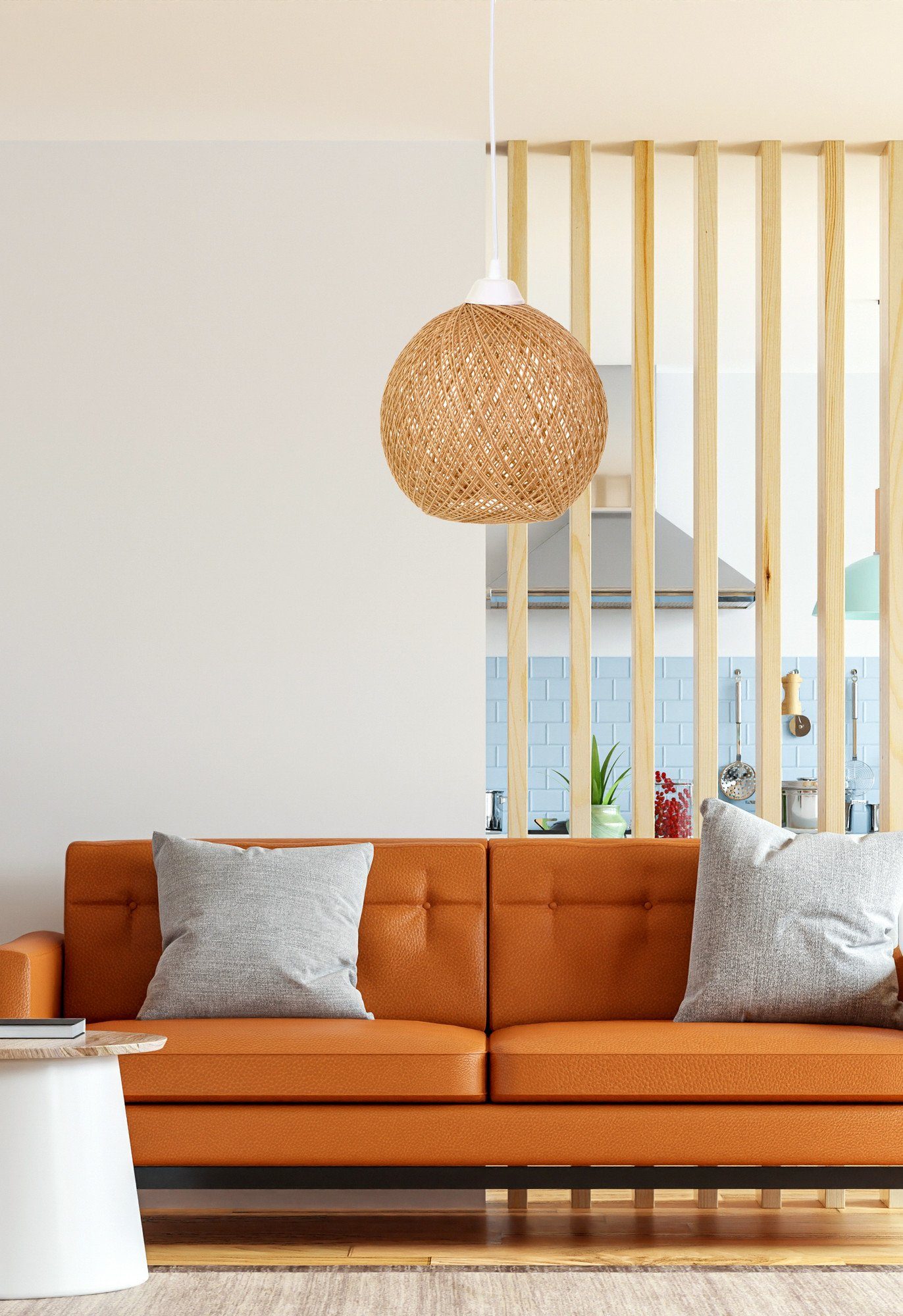 Opviq Kronleuchter Handmade Jute Chandelier, 55 cm H1566 günstig online kaufen