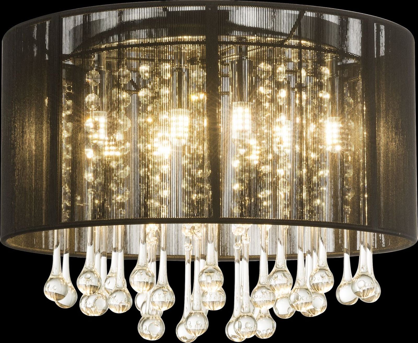 GLOBO LIGHTING Deckenleuchte Deckenleuchte Schlafzimmer Kristalle Deckenlam günstig online kaufen