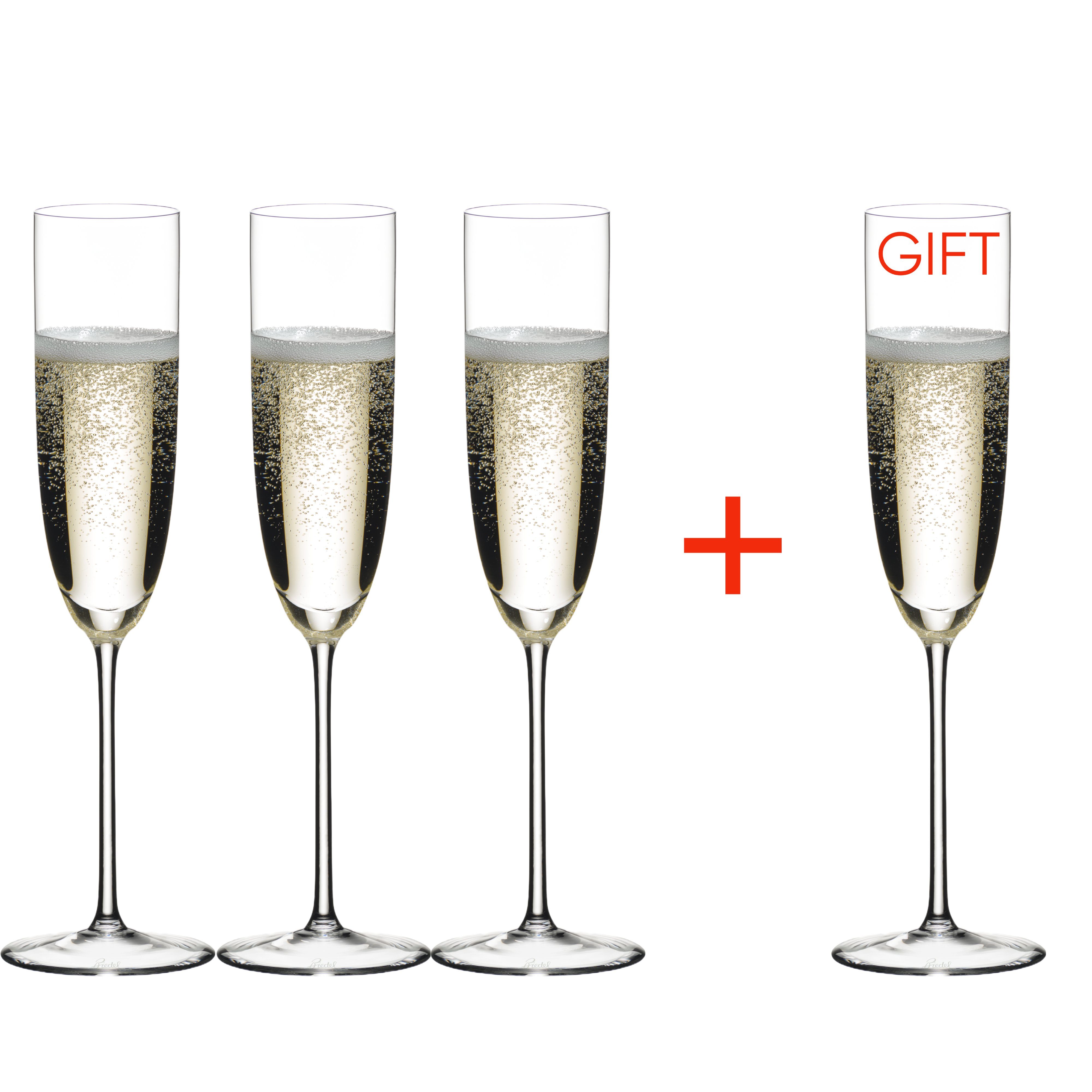 RIEDEL Glas Sektglas »Riedel Sommeliers Champagner pay 3 get 4«