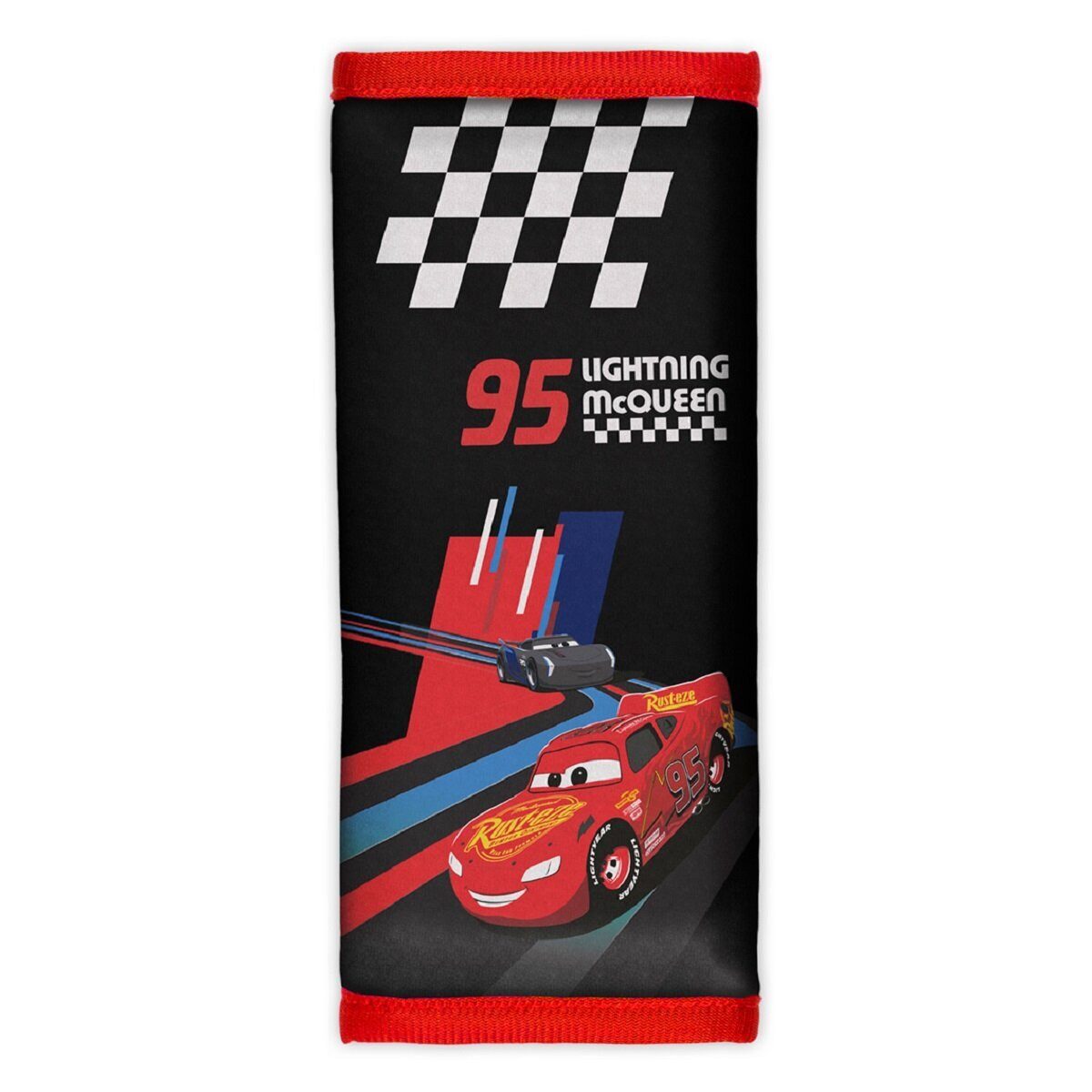 Disney Cars Sicherheitsgurt-Polster – Weiches Material mit Klettverschluss Kinder-Sicherheitsgurt
