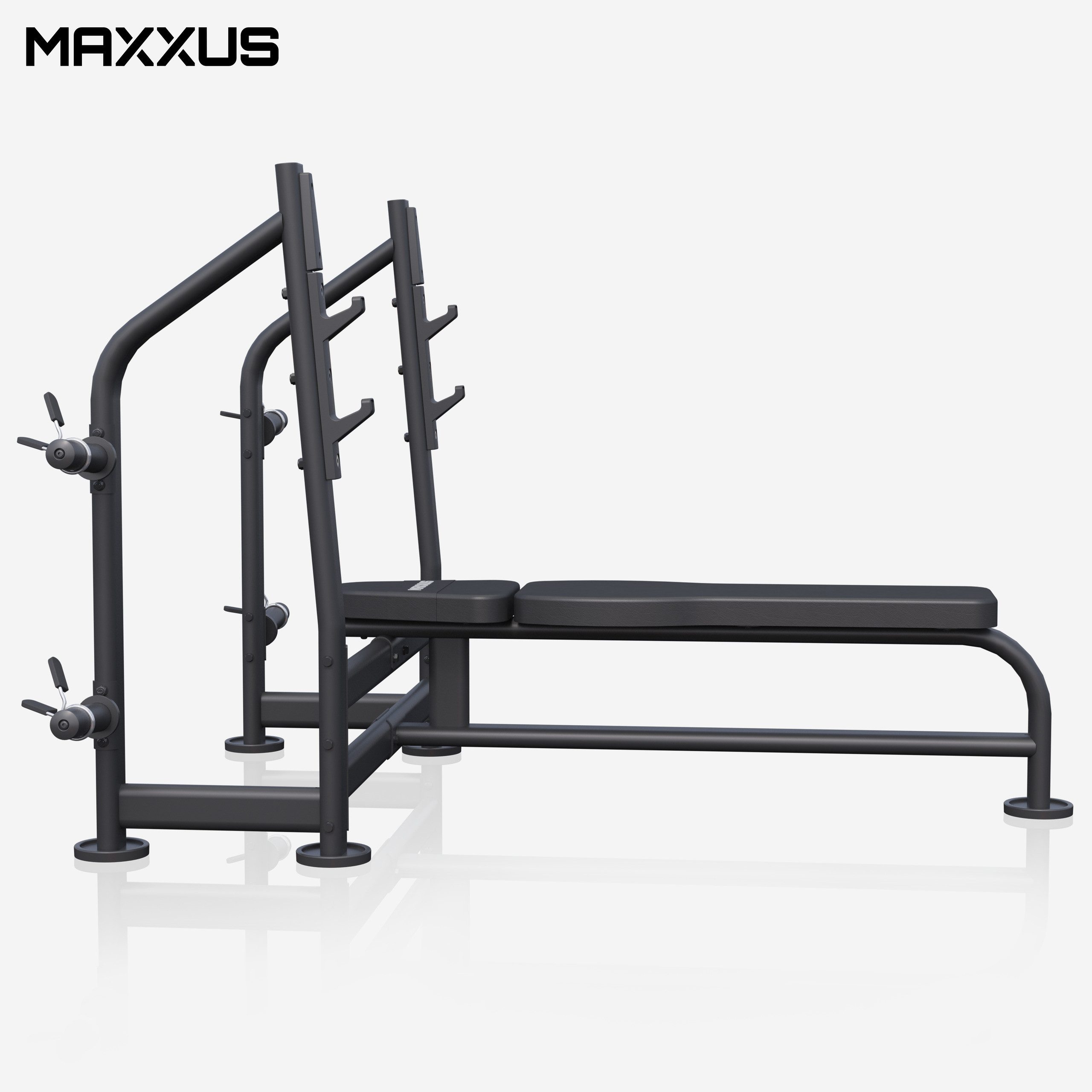 MAXXUS Hantelbank Drückerbank mit Ablage PRO, (1-tlg)