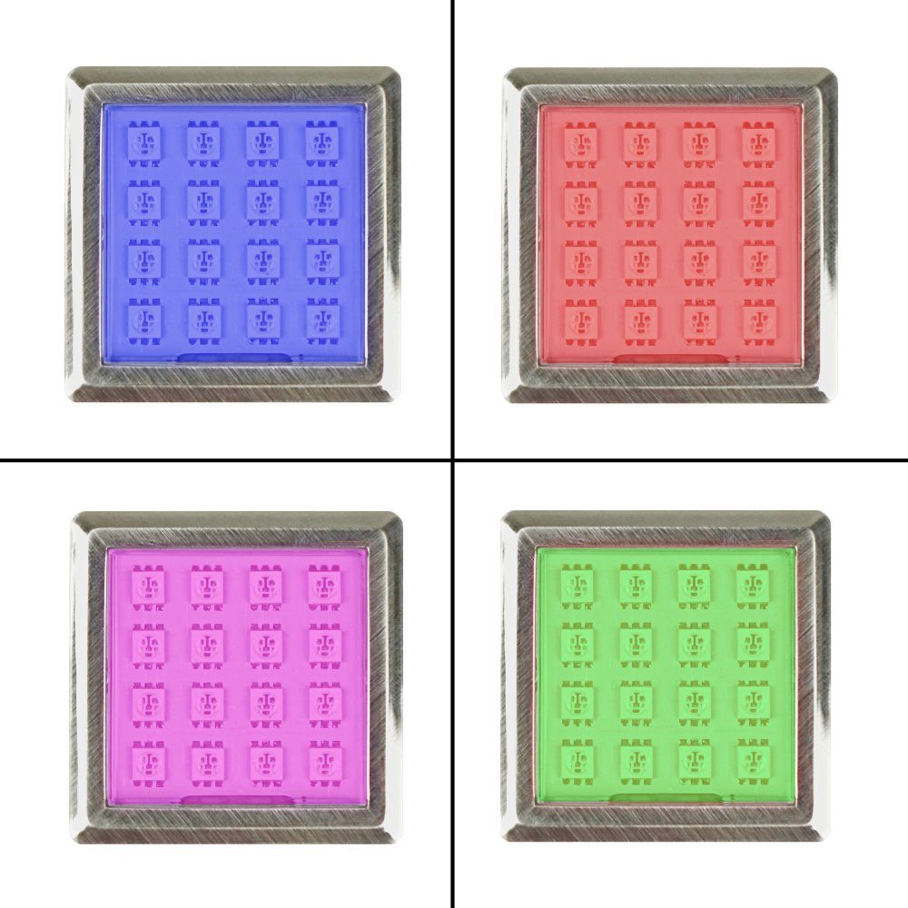 kalb LED Glaskantenbeleuchtung LED RGB Vitrinenbeleuchtung Glasbodenbeleuchtung Schrankleuchte SET, 1er SET, RGB