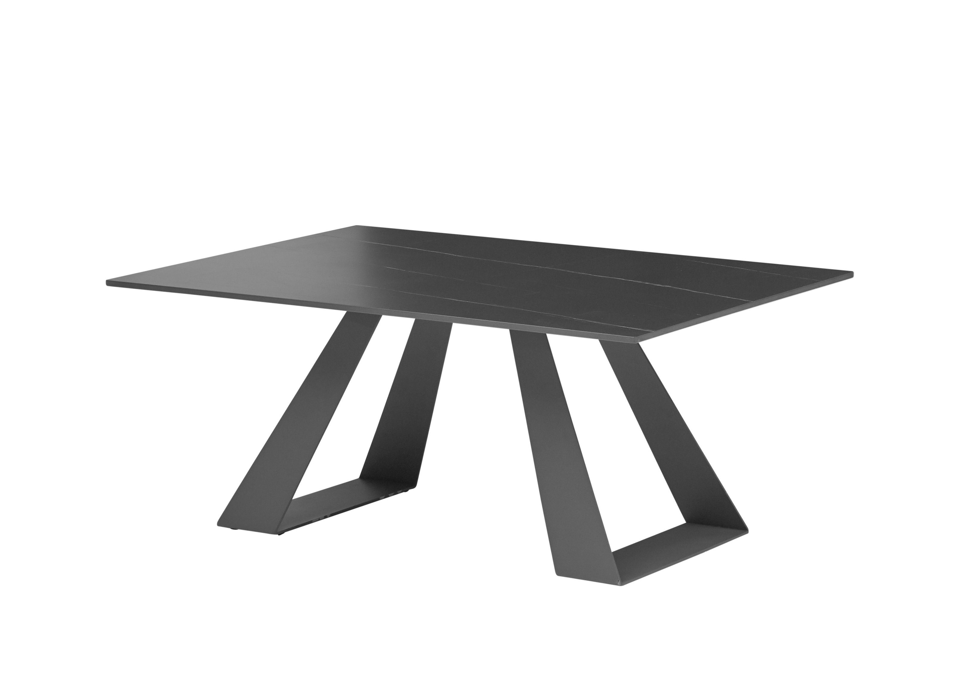 Stolkom Sp.z.o.o. Beistelltisch aus Metall, Keramik in anthrazit (BxHxT: 110x45x70 cm)