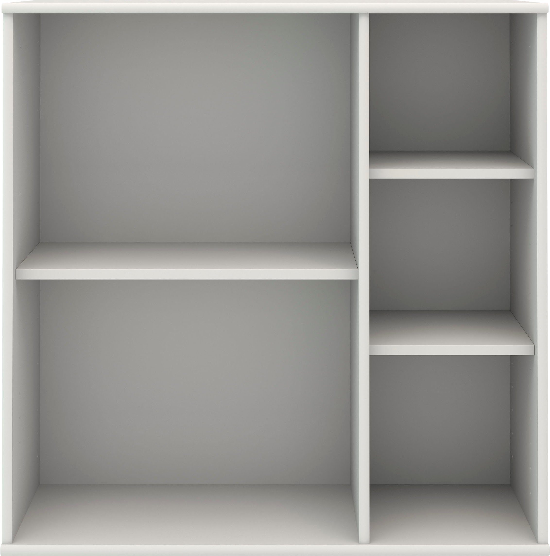 Hammel Furniture Bücherregal Mistral Kubus 029, Hochwertig Hängeregal, Wandregal, 1-tlg., asym.,Wandmontage/Freistehend, T:32,5 cm. anpassungsbar Designmöbel