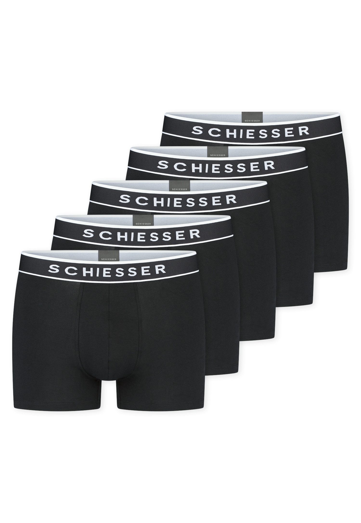 Schiesser Boxershorts 95/5 Multipacks (5er Pack) Baumwollmischung, ohne Ein günstig online kaufen