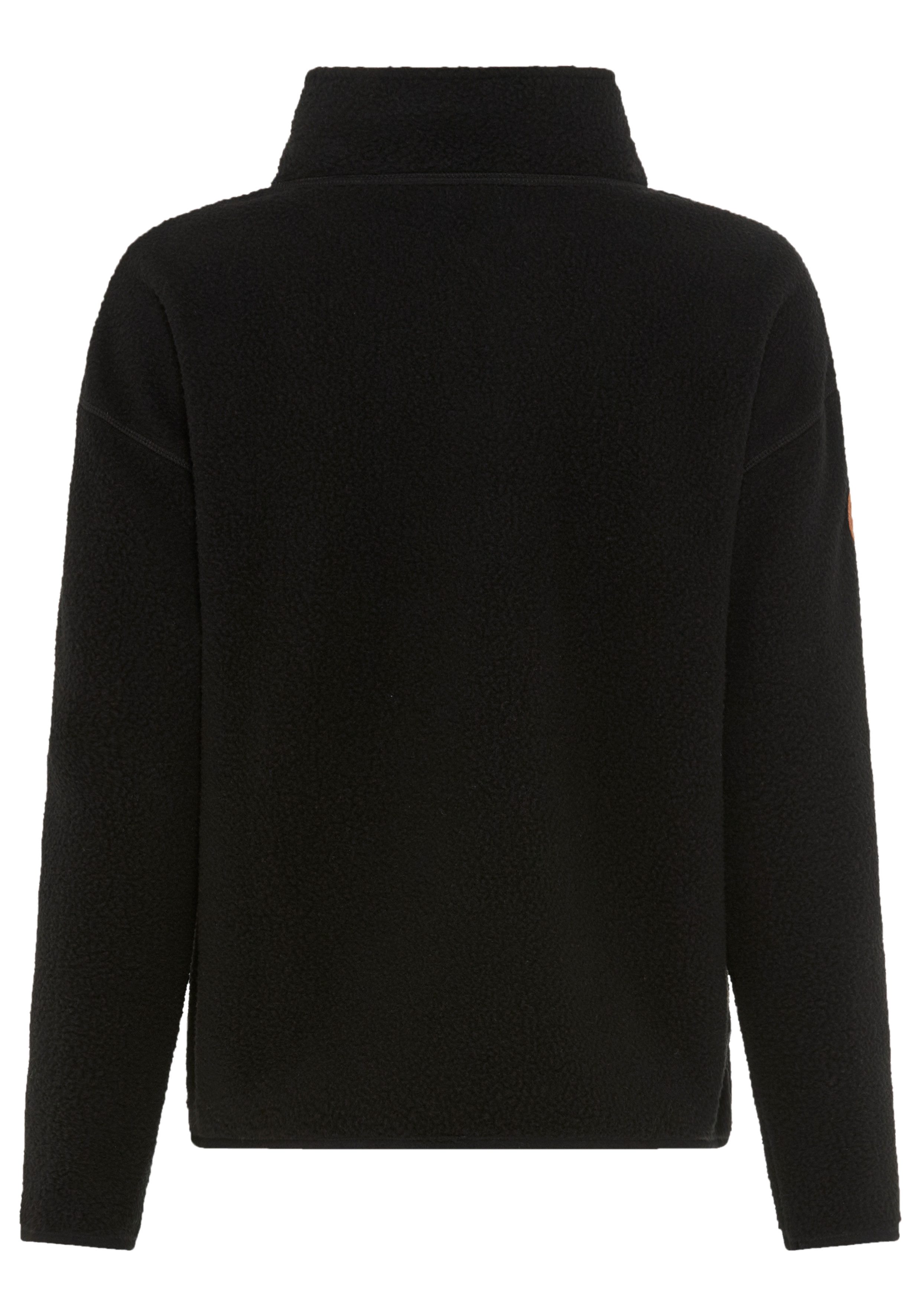 KangaROOS Fleecepullover aus kuscheligem Sherpa Fleece, Half-zip