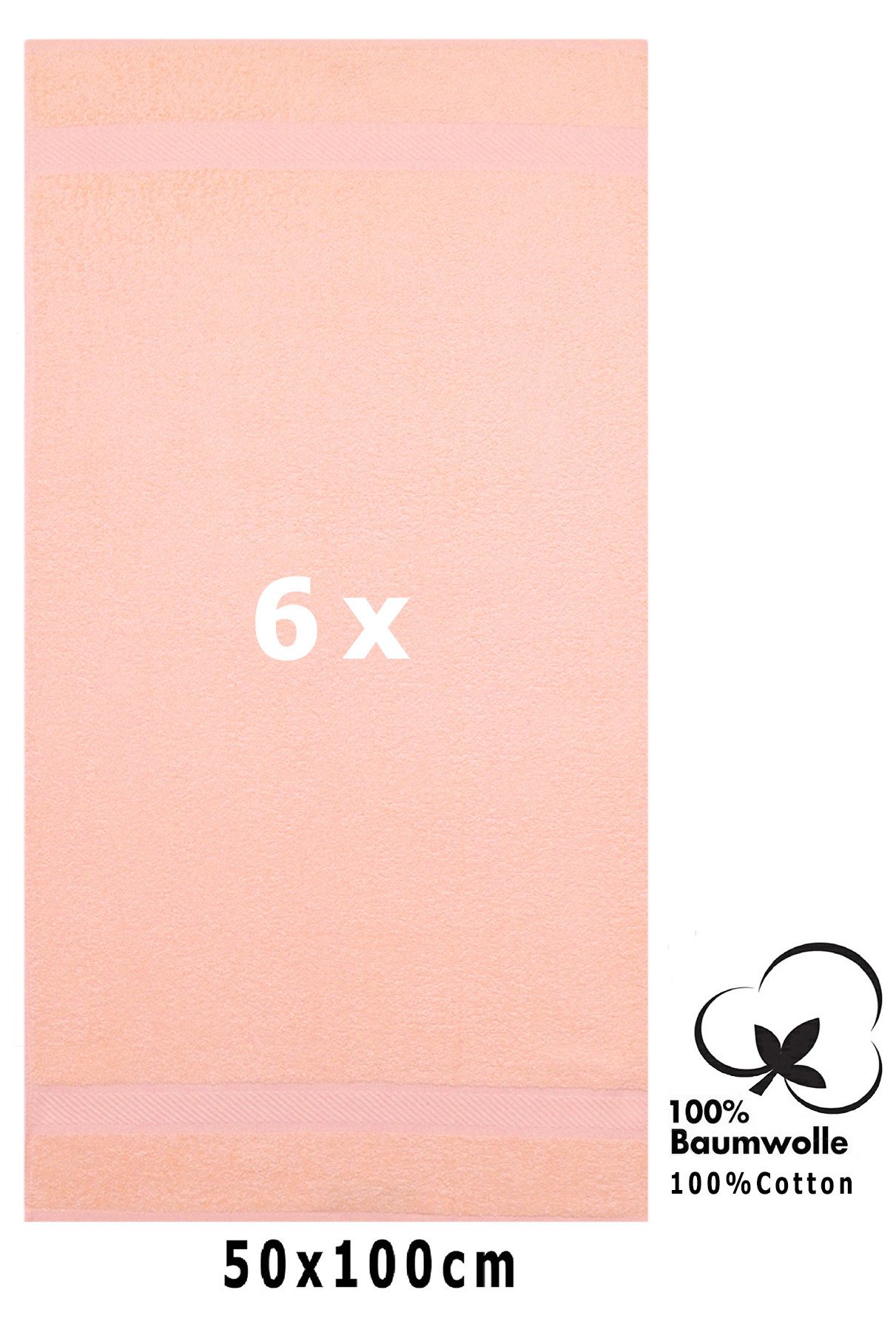 Betz Handtücher 6 Stück PALERMO Handtuch-Set, günstig online kaufen