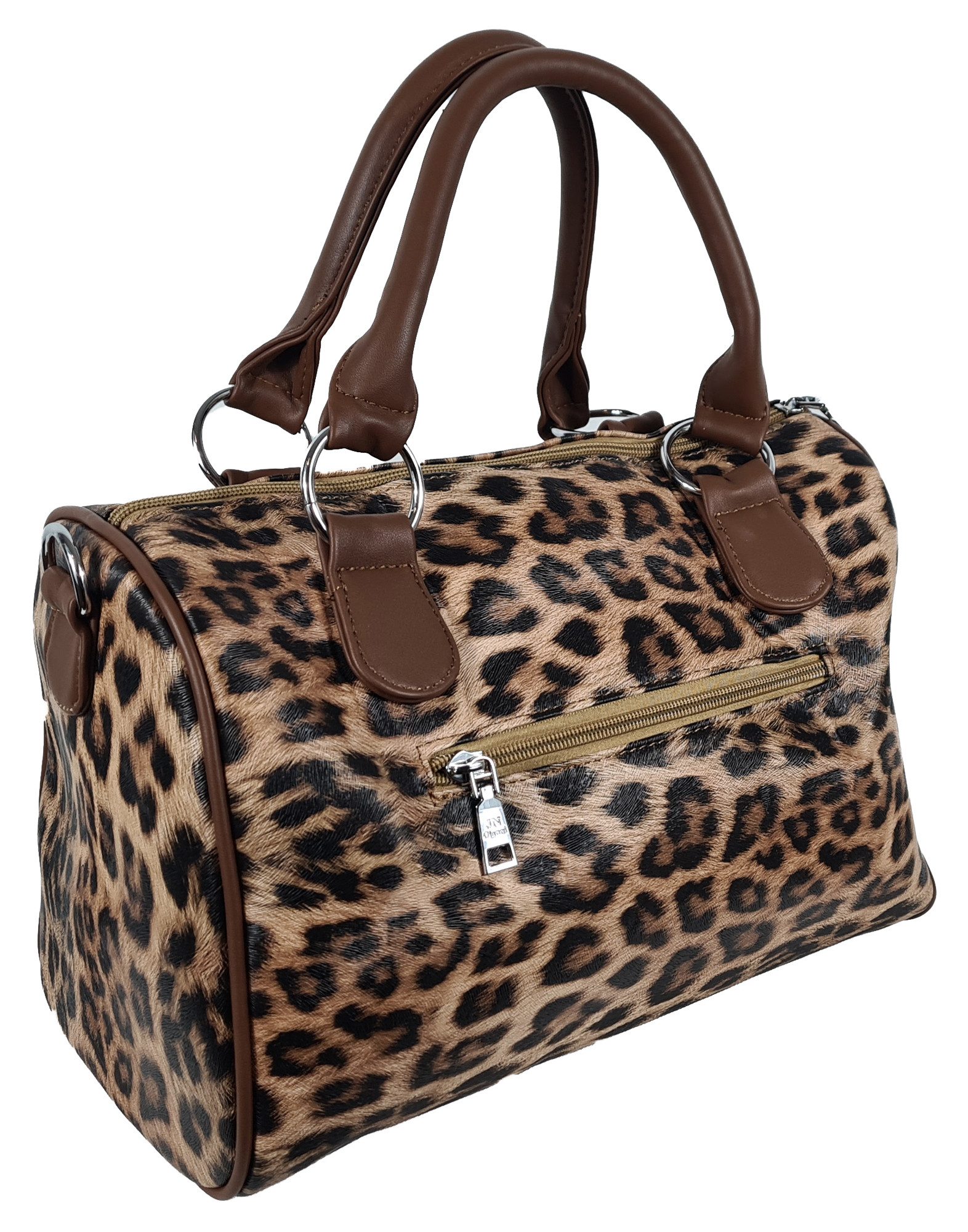 Einkaufszauber Bowlingtasche Bowling Handtasche Leopard, aktuelle Mode Animalprint