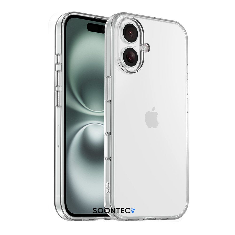SOONTEC Handyhülle Hülle für iPhone 16 Reihe mit MagSafe Clear Case transparent Acryl iPhone 16, iPhone 16 Plus, iPhone 16 Pro, iPhone 16 Pro Max, mit und ohne Magsafe