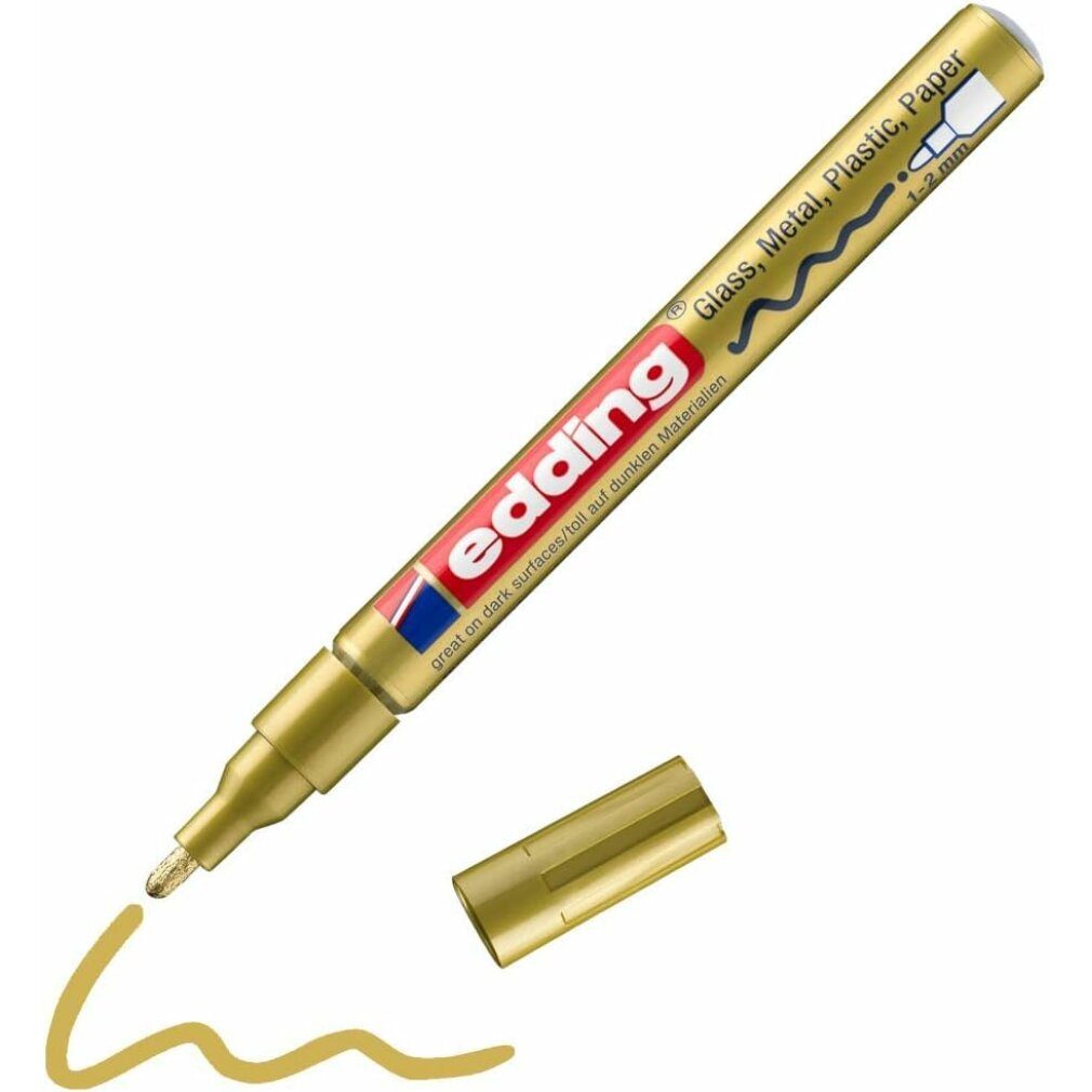 edding Маркери Лакові маркери 751 gold 1-2mm