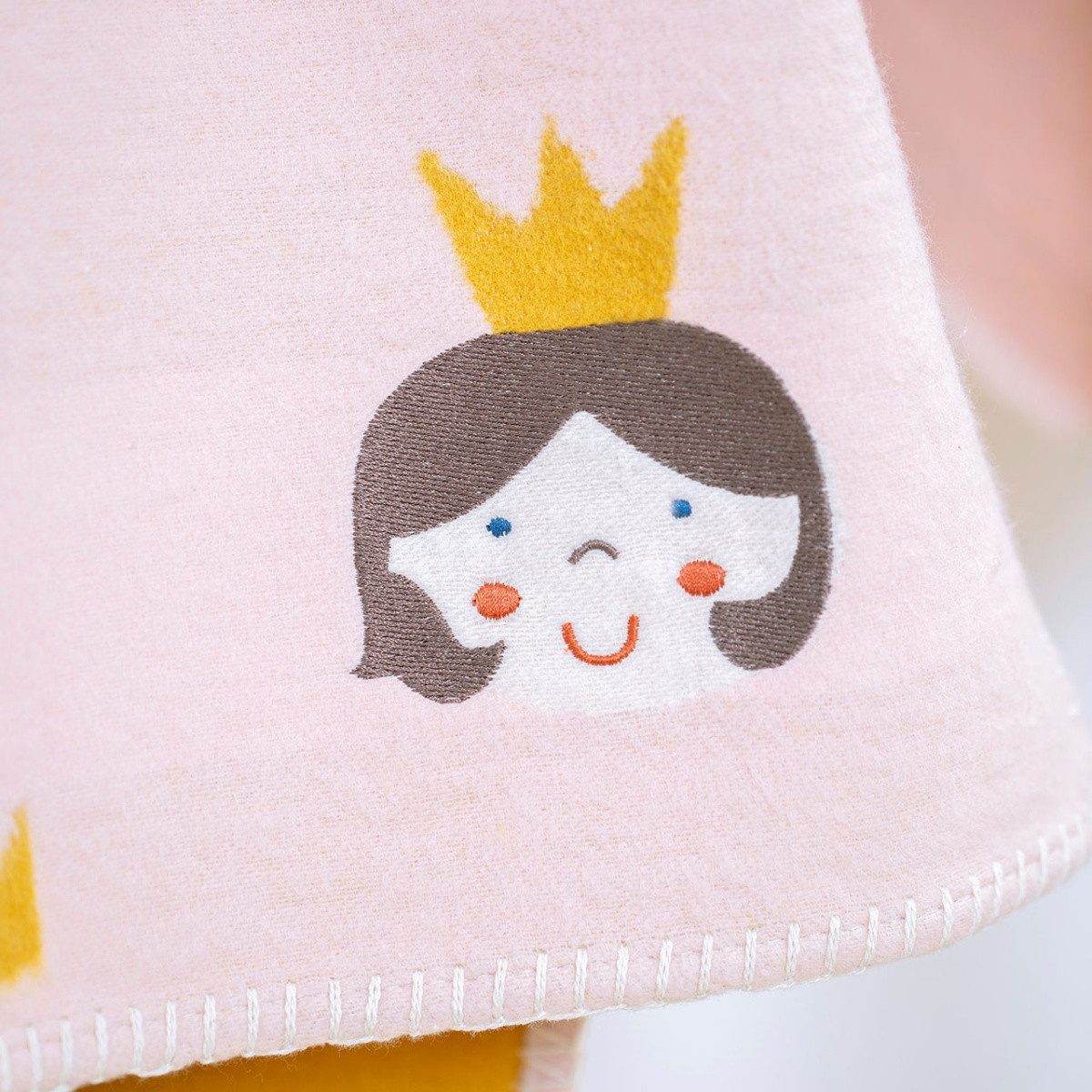 Babydecke Lena, DAVID FUSSENEGGER, süße Kuscheldecke aus 100 % Bio Baumwolle