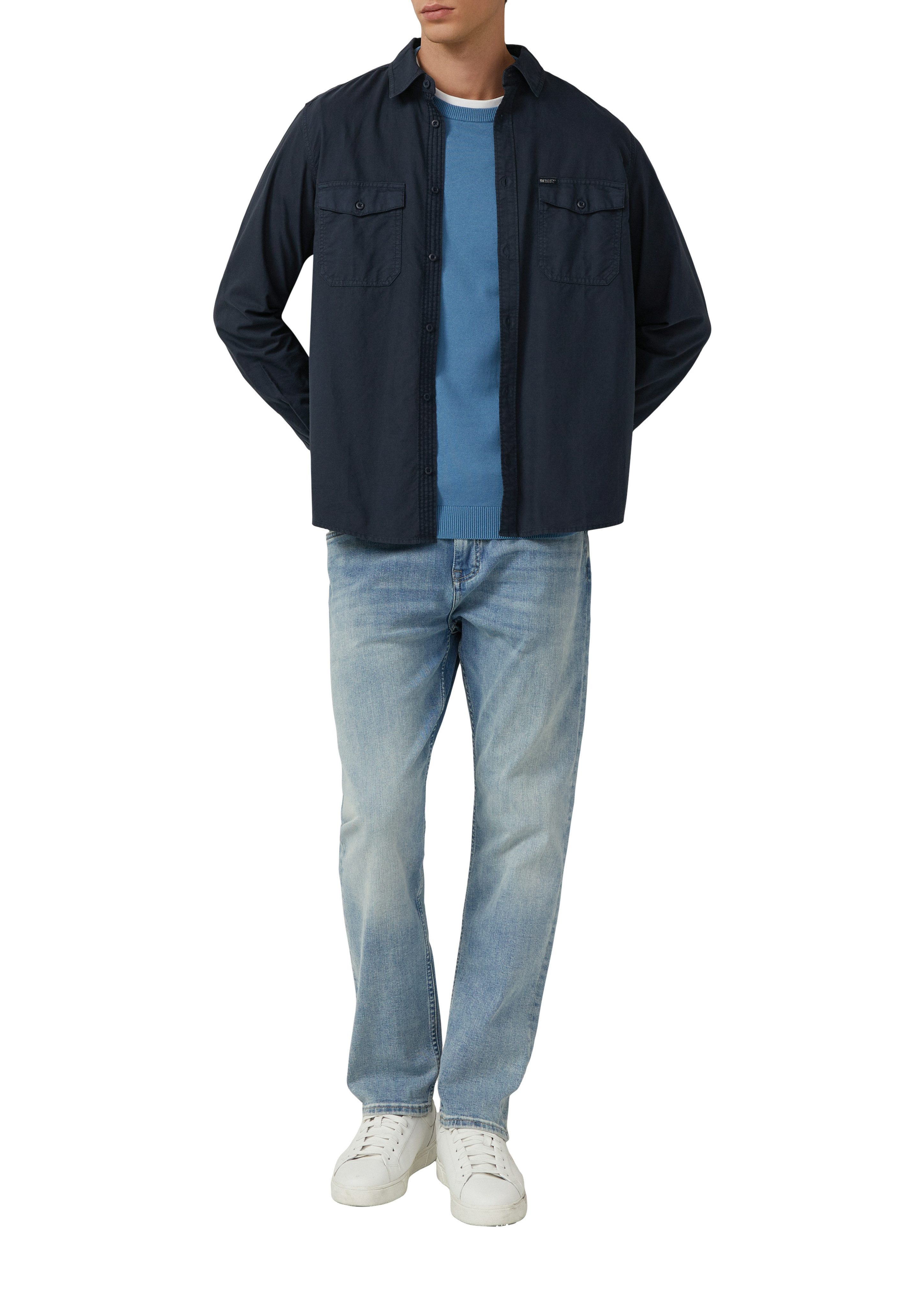 s.Oliver Rundhalspullover mit Logo Stickerei günstig online kaufen