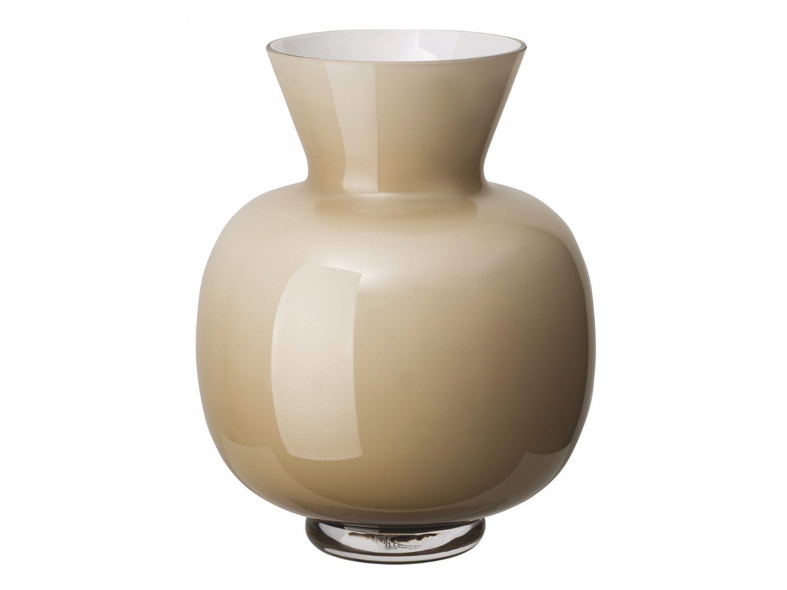 Rosenthal Dekovase Anna Beige Glass Vase 24cm (Vasen)