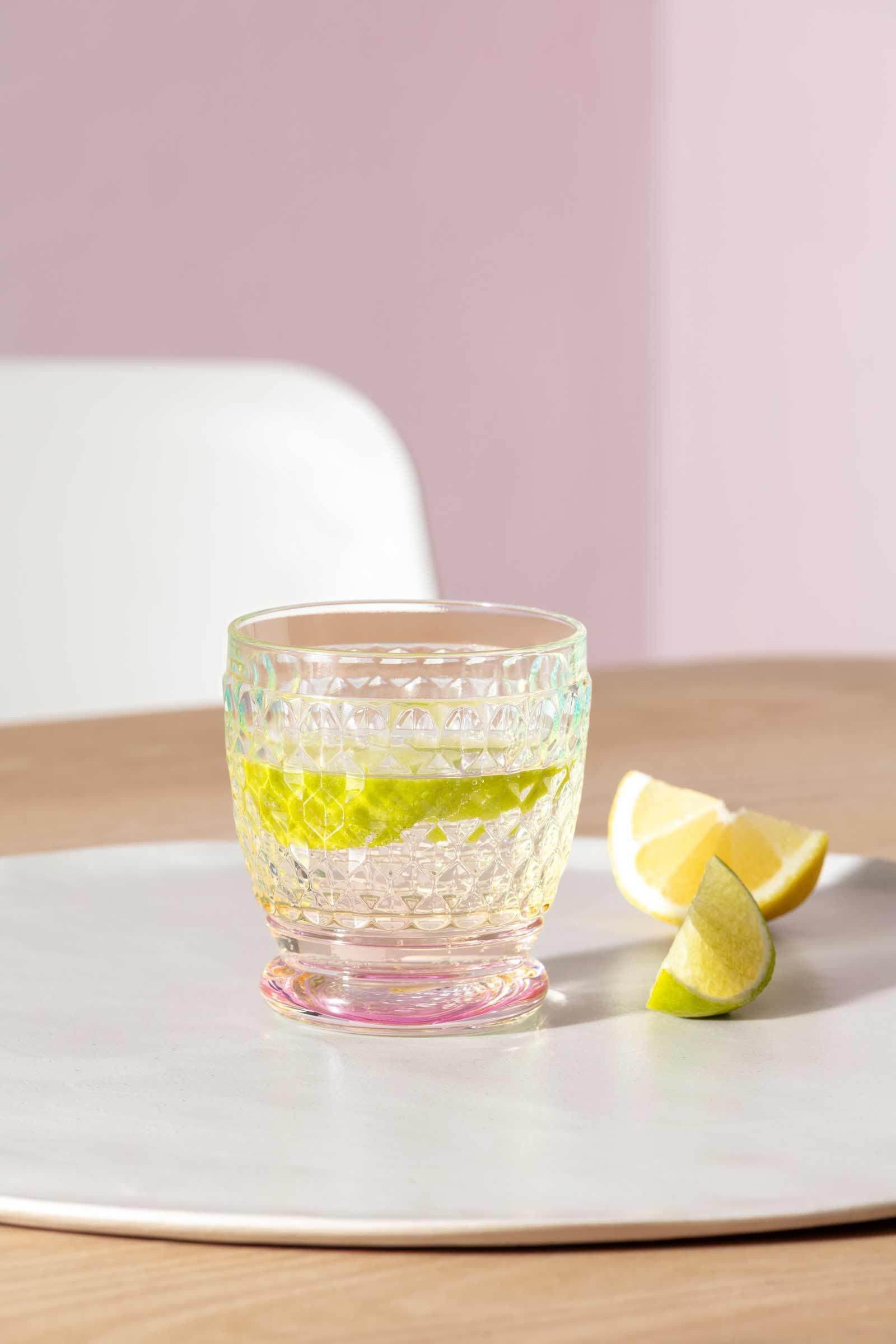 Villeroy & Boch Glas Boston Pearl Wassergläser 200 ml 4er Set, 4-tlg., Glas