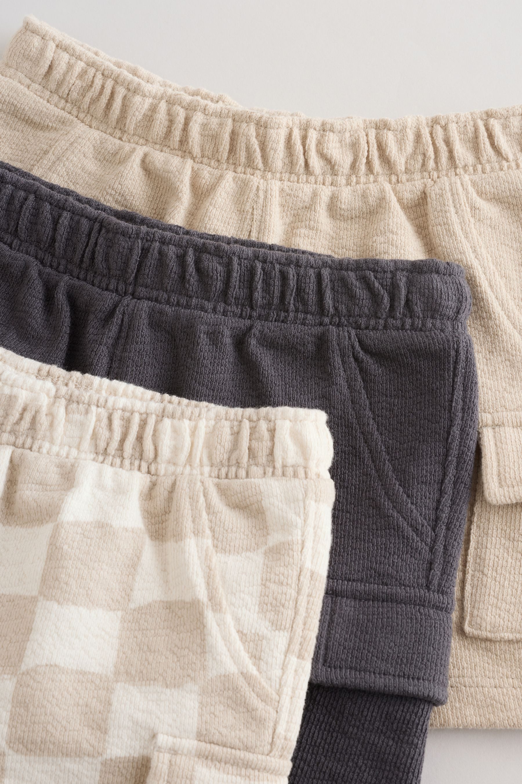 Next Shorts Baby Shorts aus Jersey, 3er-Pack (3-tlg)