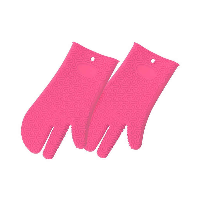 Kochblume Topfhandschuhe Silikon Handschuh, (Spar-Set, 2-tlg), Hitzebeständig bis 230°
