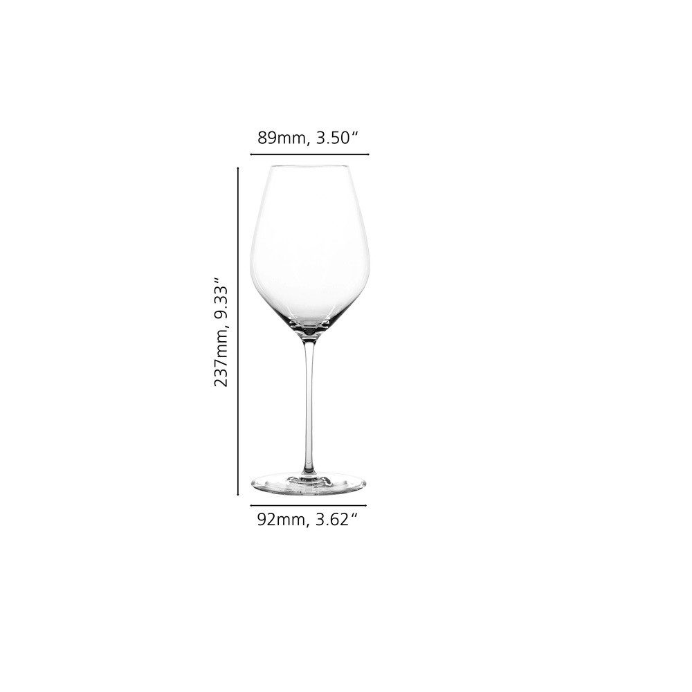SPIEGELAU Weinglas Spiegelau Hi-Lite Universalglas 510 ml 4er Set, Kristallglas