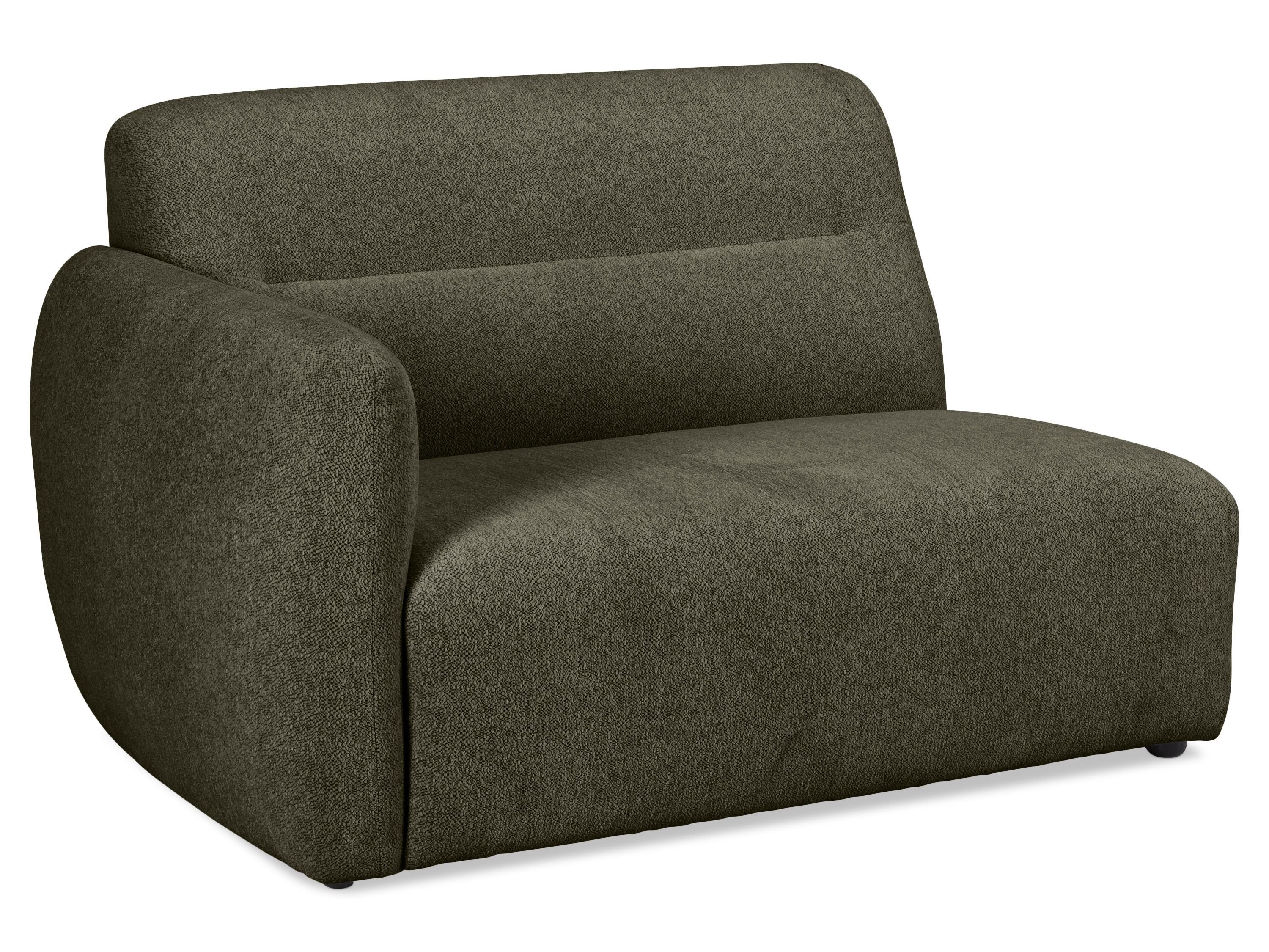 SANSIBAR Living Sofa Sitzelement, Sitzelement SANSIBAR ESBERG (BHT 132x84x100 cm) BHT 132x84x100 cm OLIV