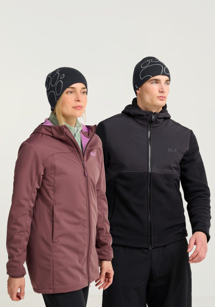 Jack Wolfskin Beanie PAW BEANIE Strickbeanie, warm, elastisch