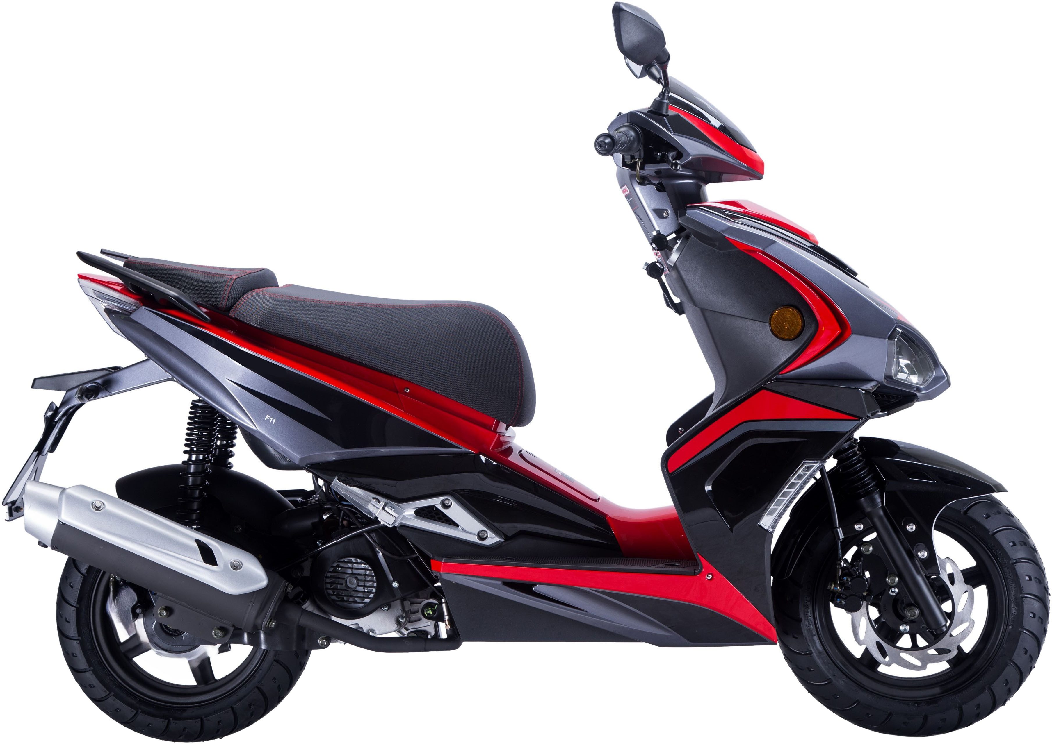 GT UNION Motorroller Striker 25, 49,5 ccm, 25 km/h, Euro 5, Luftgekühlter Motor
