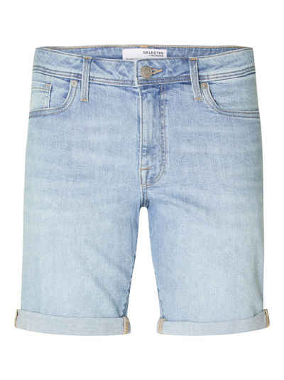 SELECTED HOMME Бермуди HELLBLAUE JEANSSHORTS