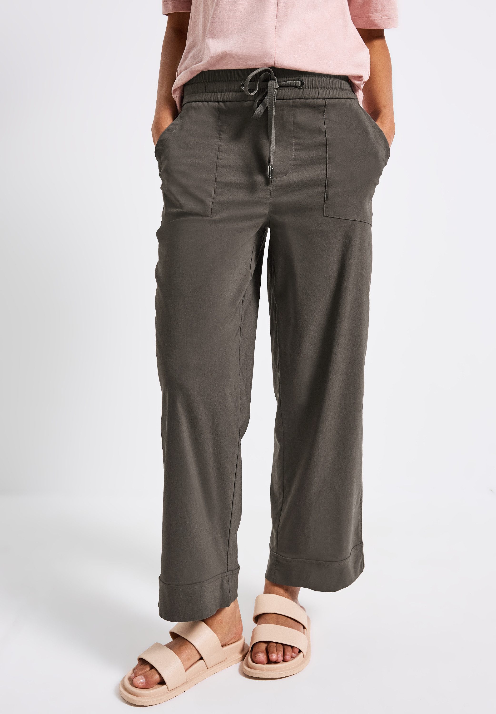 STREET ONE Stoffhose mit Turn-Up günstig online kaufen
