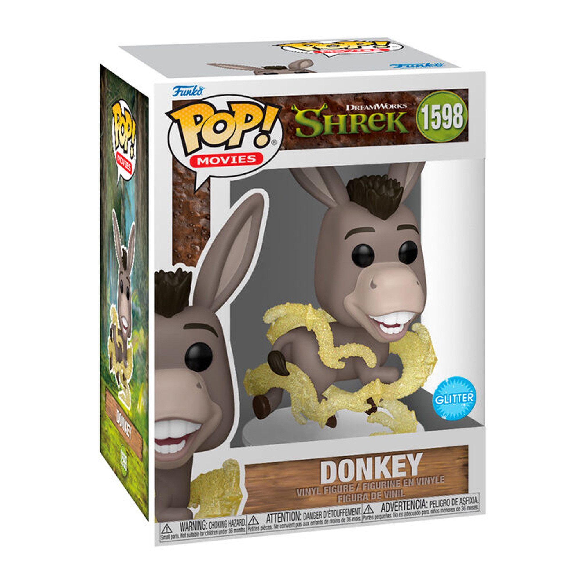 Funko Actionfigur POP! Donkey (Glitter) 1598 - DreamWorks Shrek