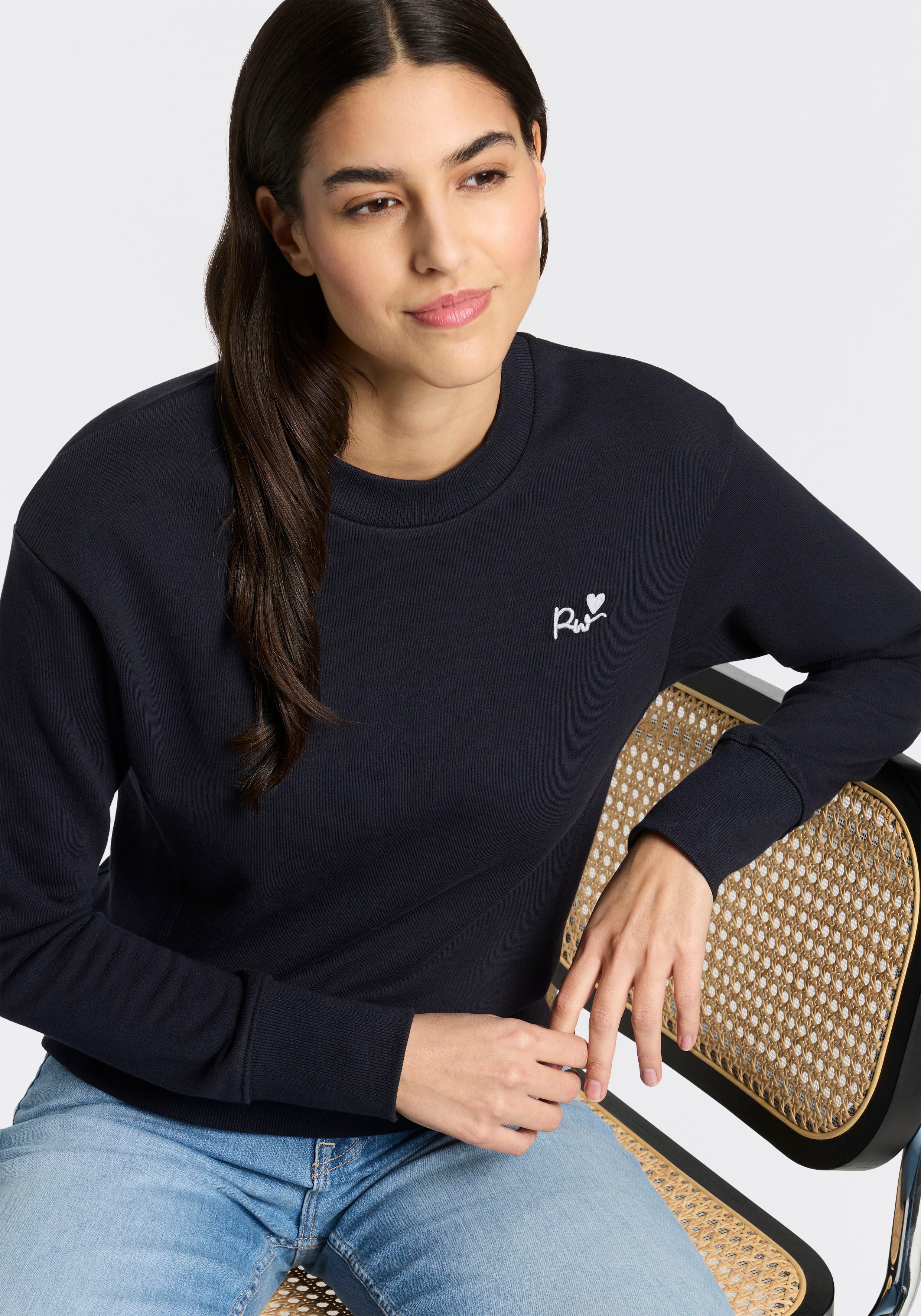 Ragwear Sweatshirt AZALLEA O mit Logostickerei – Bild 3 von 5