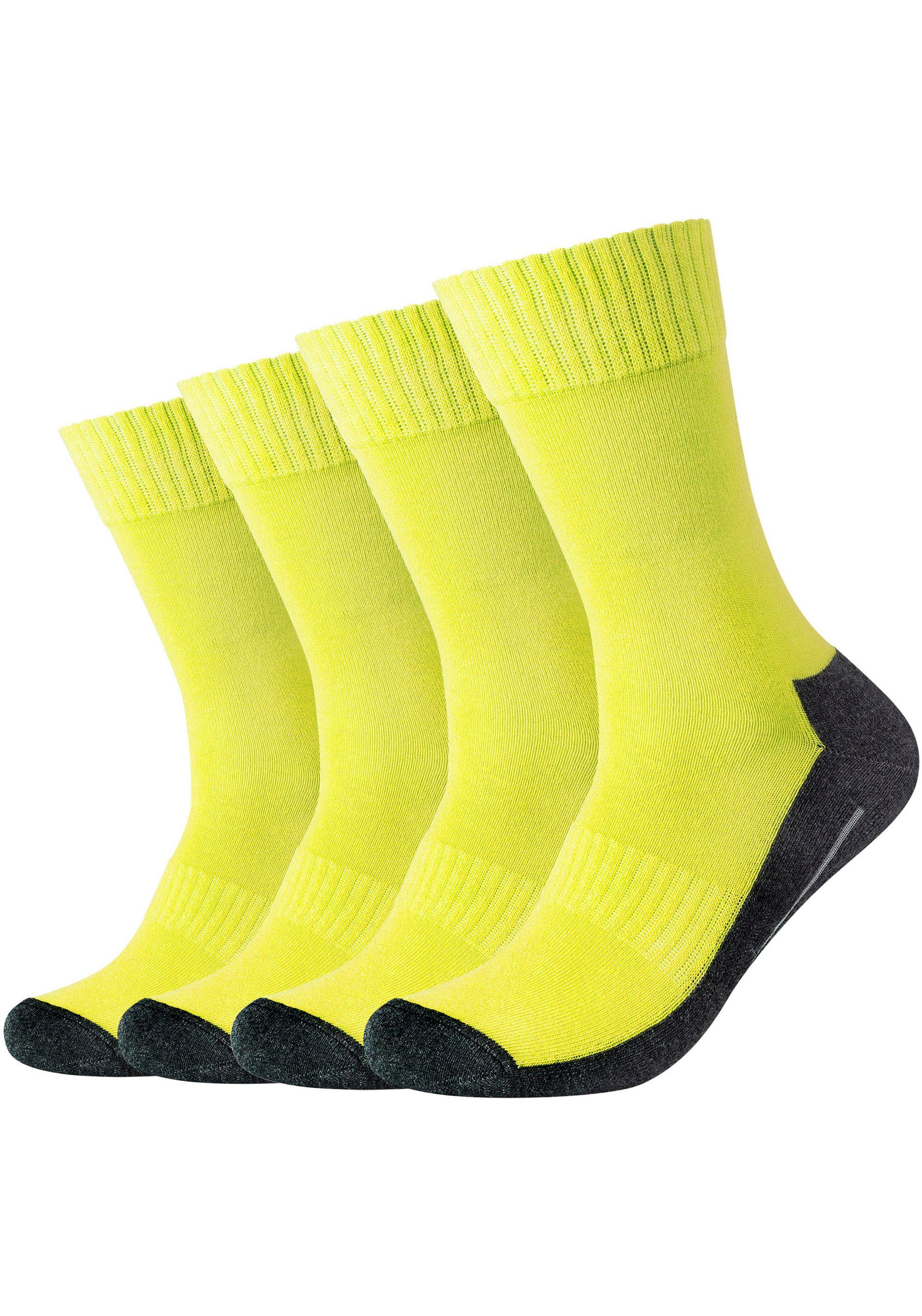 Camano Sportsocken (Packung, 4er-Pack) mit feuchtigkeitsregulierendem Material