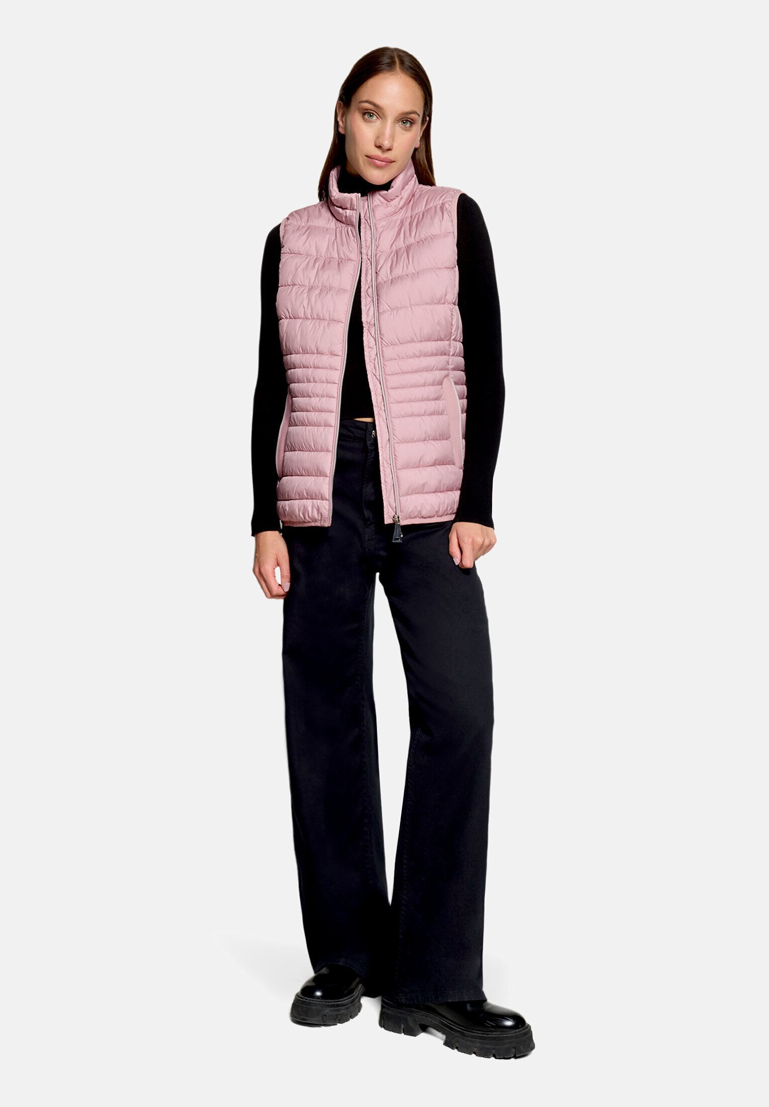 Betty Barclay Strickweste Damen mit Stehkragen