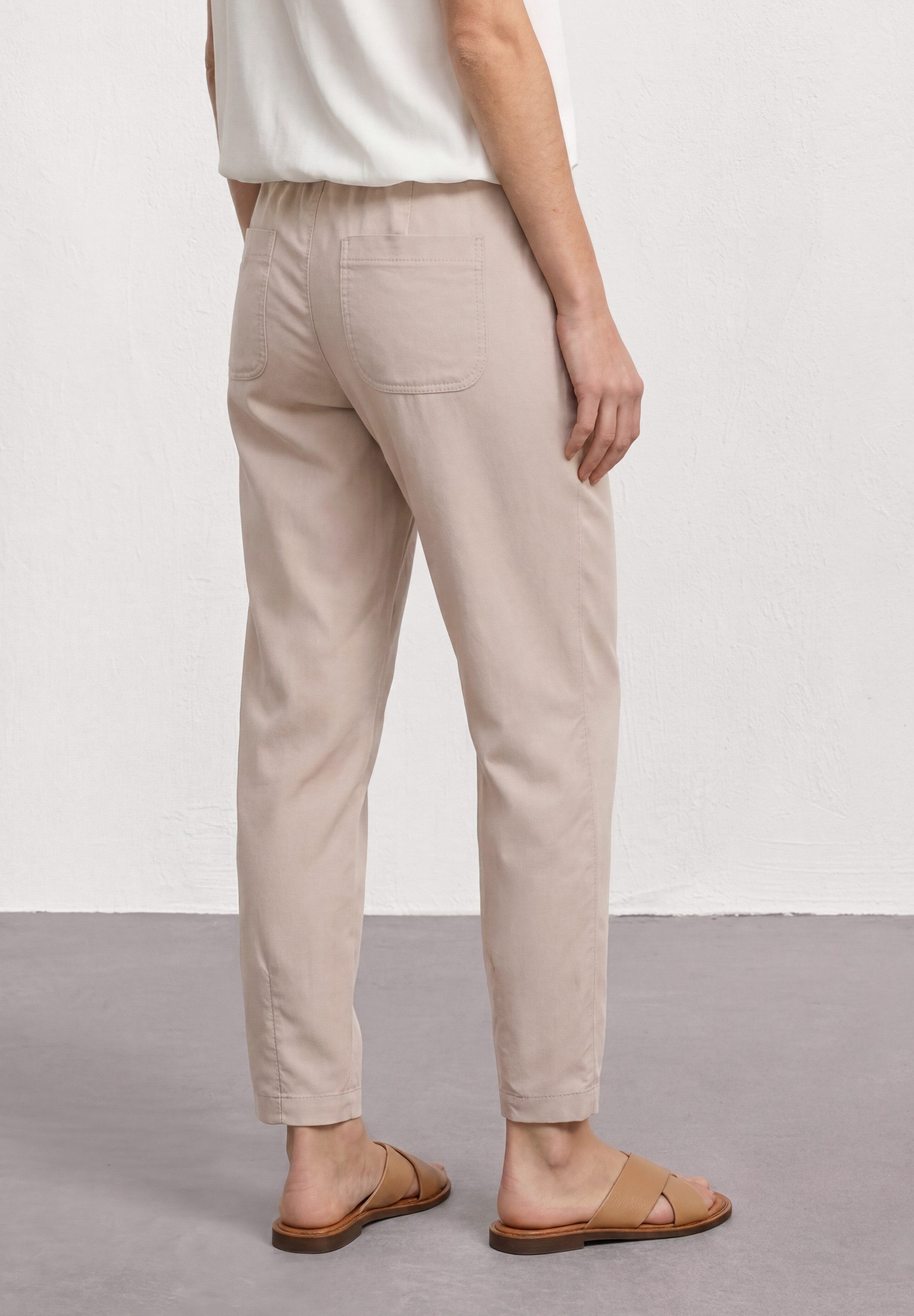 STREET ONE Stoffhose High Waist