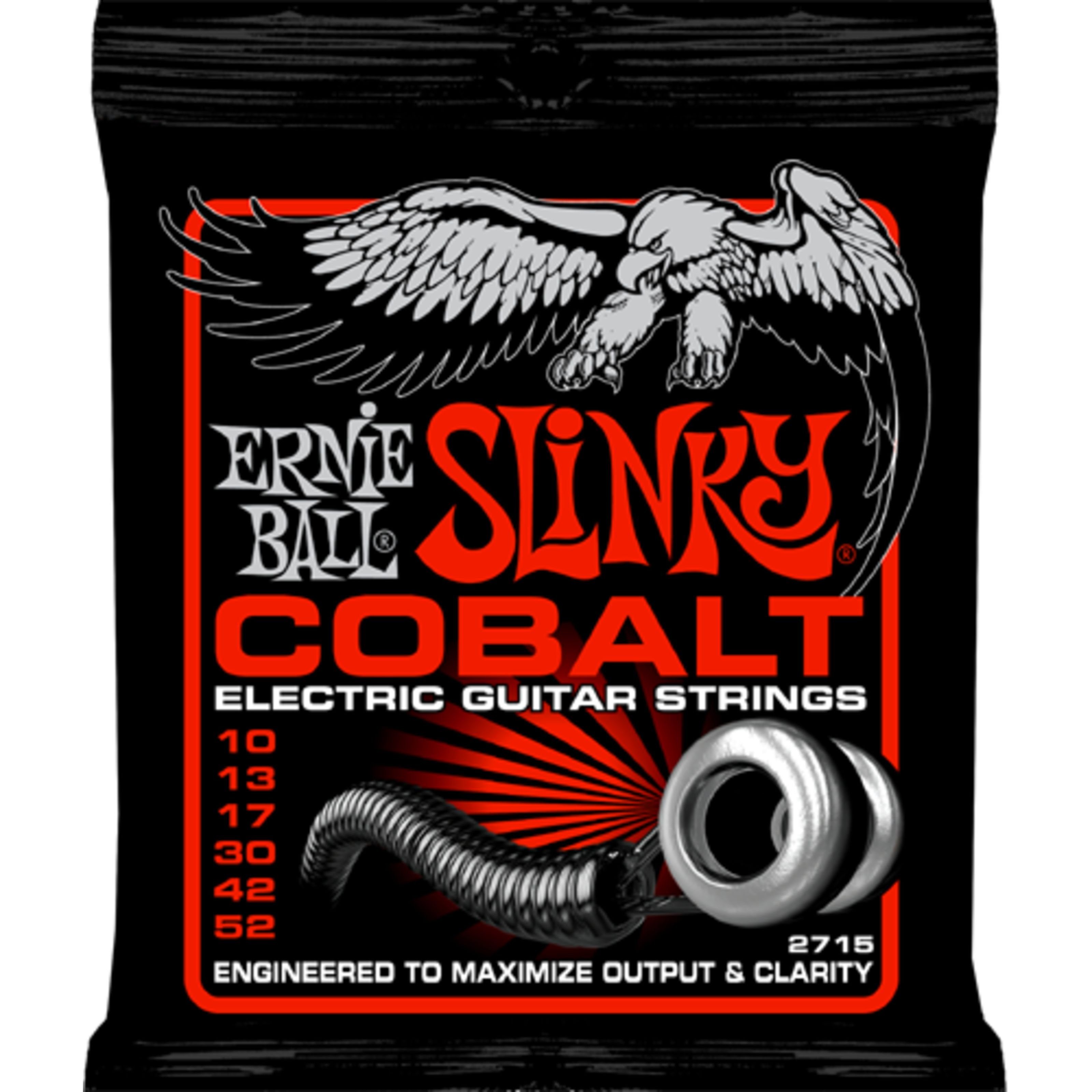 Ernie Ball Saiten, (EB2715 10-52 Cobalt Skinny Top Heavy Bottom Slinky), EB2715 10-52 Cobalt Skinny Top Heavy Bottom Slinky -
