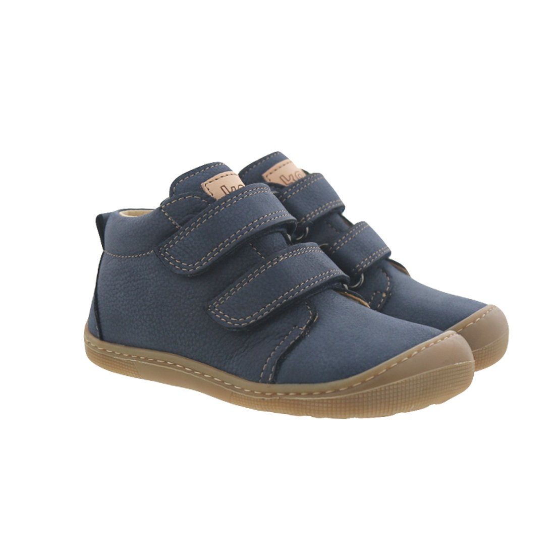 KOEL Koel Schuhe Lauflernschuh Barfußschuhe Barefoot Don 2.0 Leder Blau Schnürschuh