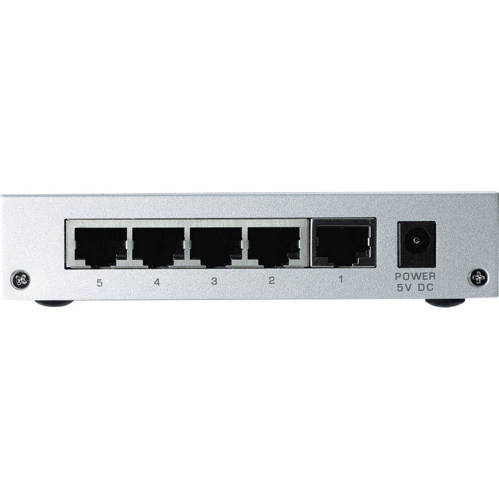 Gigabit Switch Zyxel Netzwerk-Switch Ethernet 5-Port Desktop