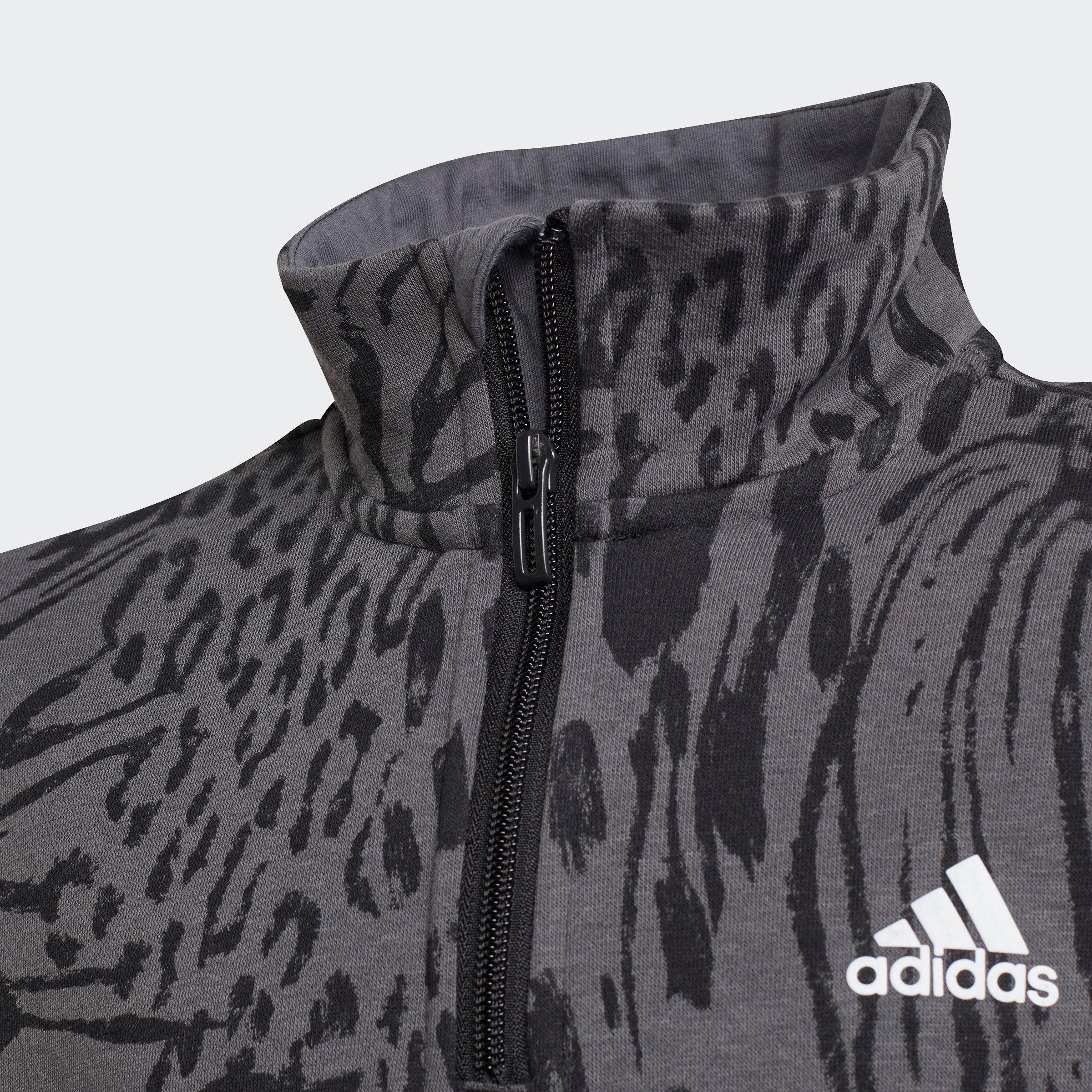 FUTURE ANIMAL HYBRID PRINT LOOSE adidas Sweatkleid Sportswear HALF-ZIP ICONS COTTON KLEID