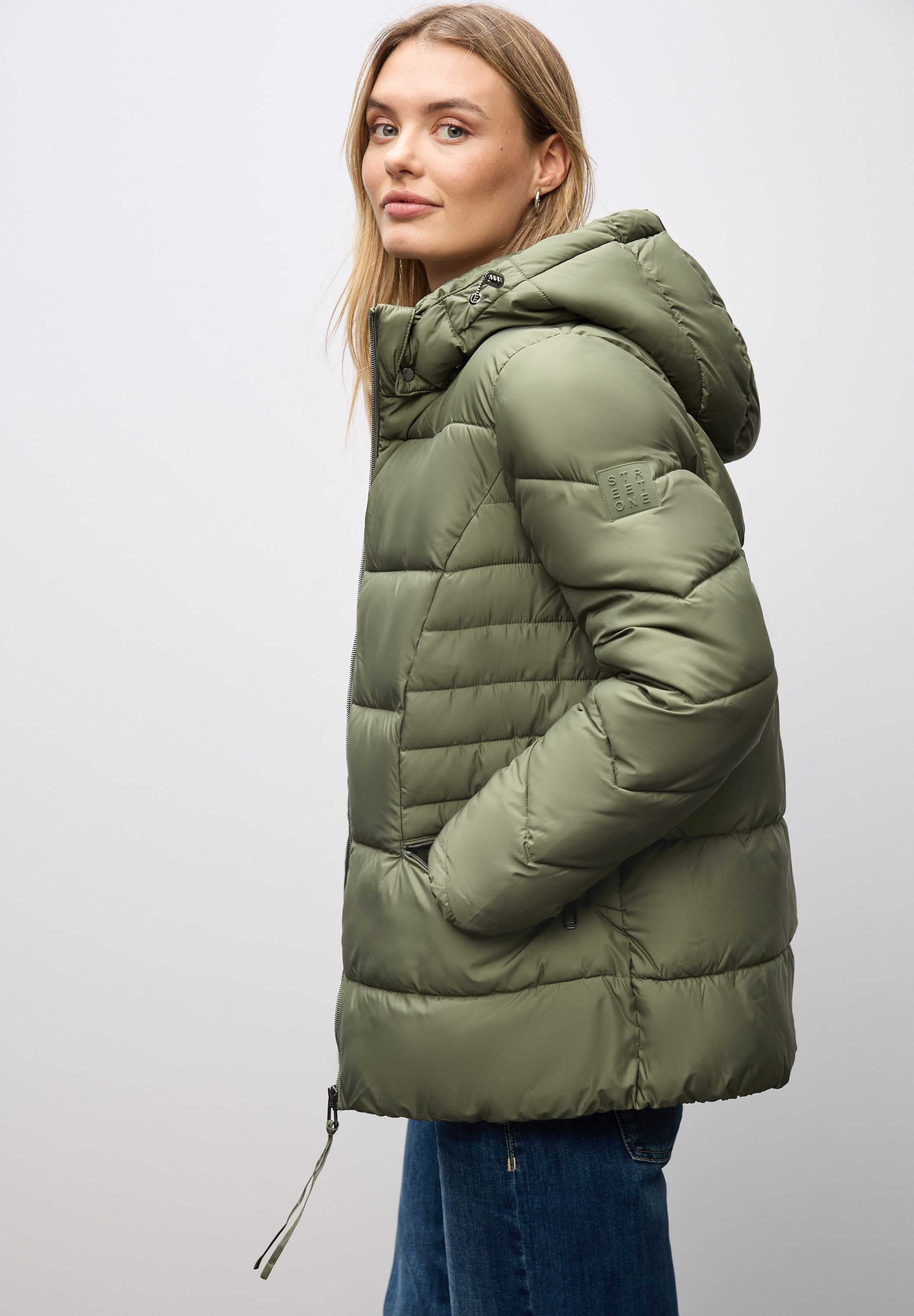 STREET ONE Steppjacke mit Kapuze