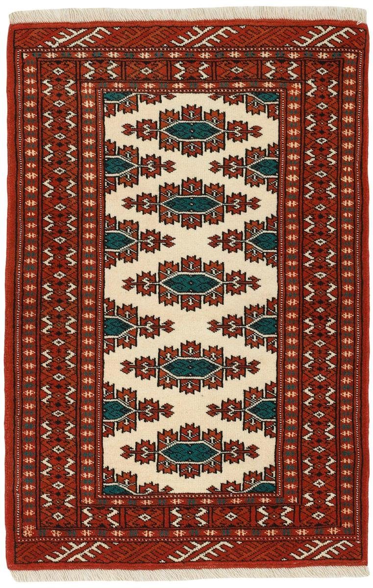 Orientteppich Turkaman 81x121 Handgeknüpfter Perserteppich, rechteckig, 6 / Höhe: Nain Trading, Orientteppich mm