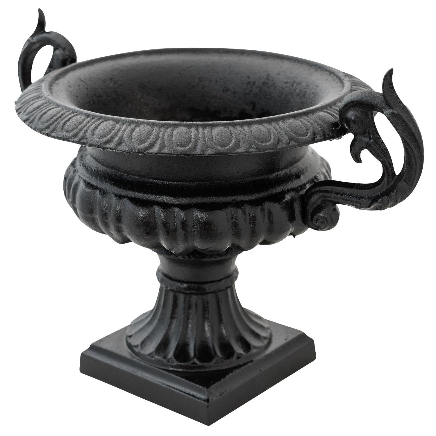 Dekoobjekt Nostalgie Amphore Pflanzkübel Blumentopf Blumenkübel Eisen Antik-Stil