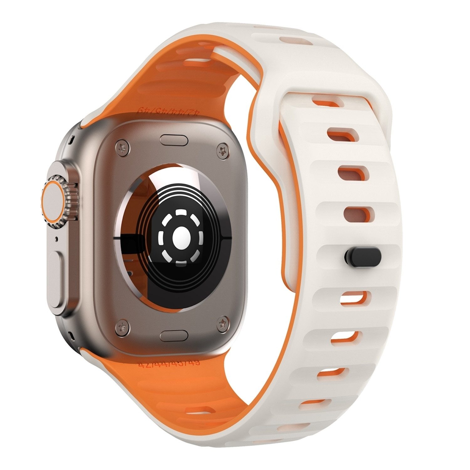 Wigento Smartwatch-Armband Für Apple Watch Ultra 2 / 1 49mm Silikon Design günstig online kaufen