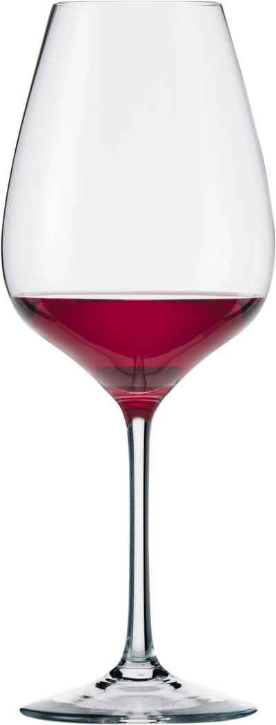 Eisch Rotweinglas Superior SensisPlus, Kristallglas, (Syrahglas), bleifrei, 600 ml, 4-teilig