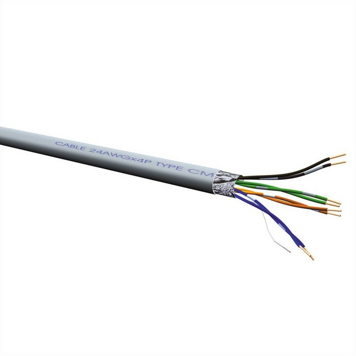 ROLINE FTP Kabel Kat.5e (Class D) Massivdraht LAN-Kabel (30000.0 cm) 300m
