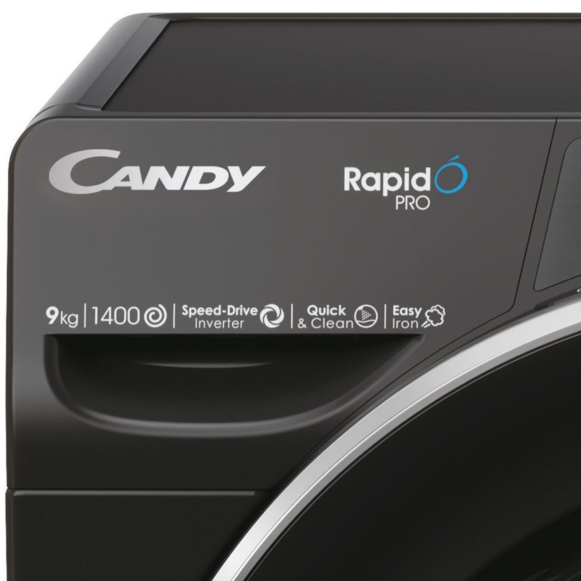 Candy Waschmaschine RAPIDÓ RP 496BWMBCB/1-S, hOn App, Mengenautomatik U/min, Wi-Fi kg, Dampffunktion, Bluetooth 9 1400 und