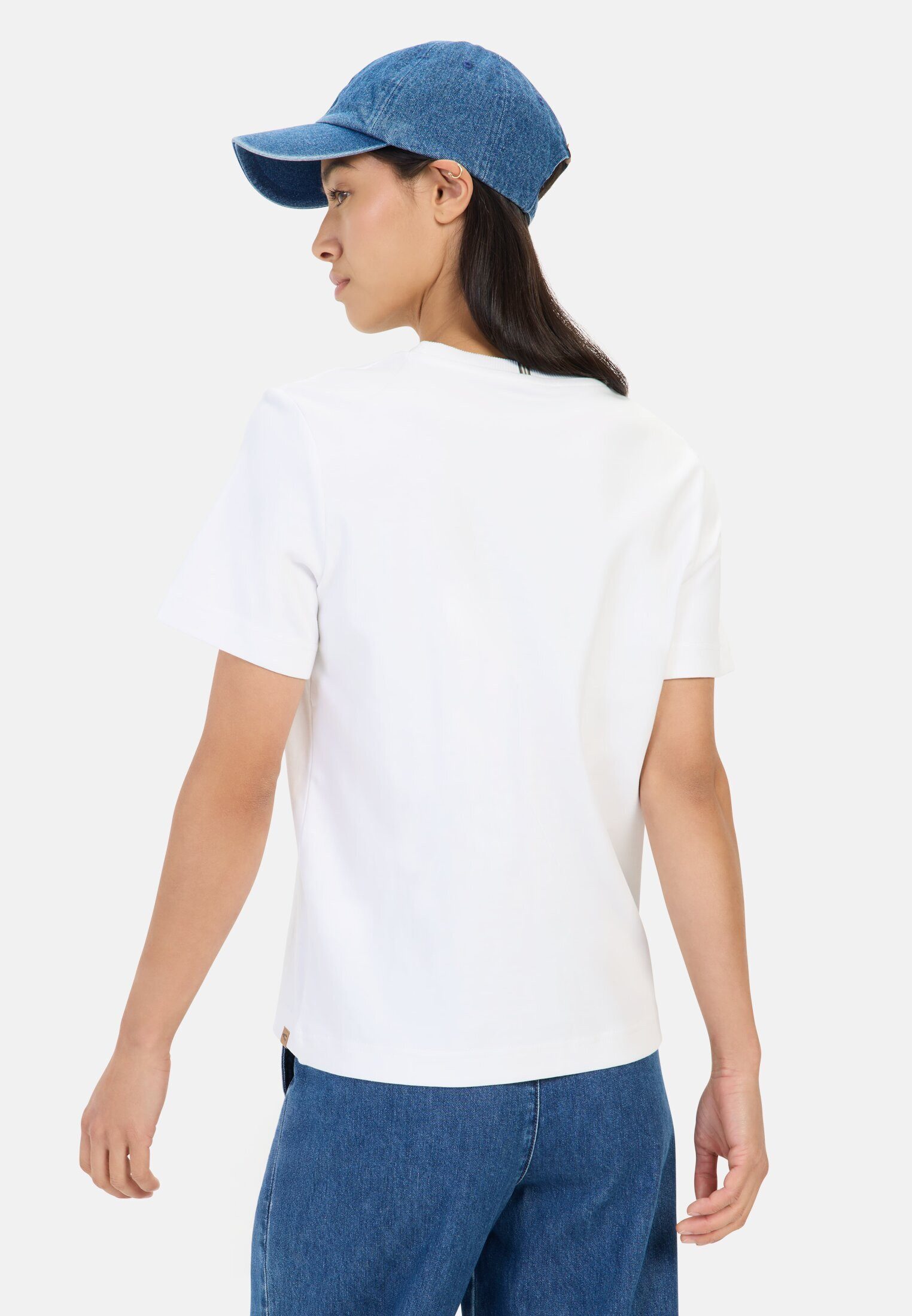 camel active T-Shirt aus Organic Cotton Kurzarm Rundhals günstig online kaufen