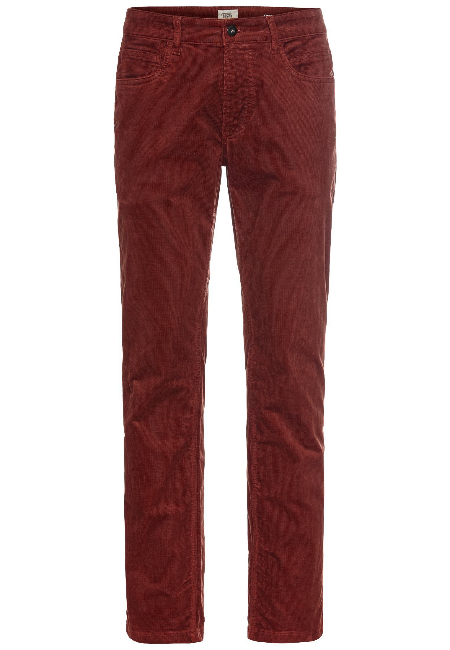 camel active 5-Pocket-Hose Regular Fit 5-Pocket Cordhose günstig online kaufen