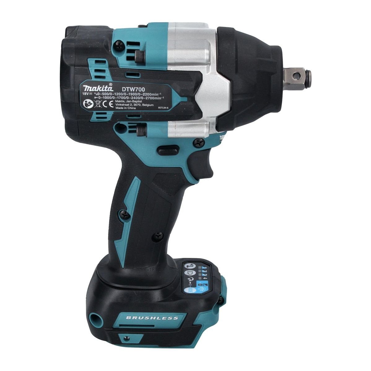Makita Akku-Schlagschrauber DTW 700 RT Akku Schlagschrauber 18 V 700 Nm 1/2" XPT Brushless + 2x A