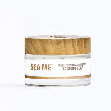 SEA ME Tagescreme, vegan, im Mehrweg-Glas, mit Q10 und Vitamin E, LSF 20, 50ml, 50ml im Glastiegel