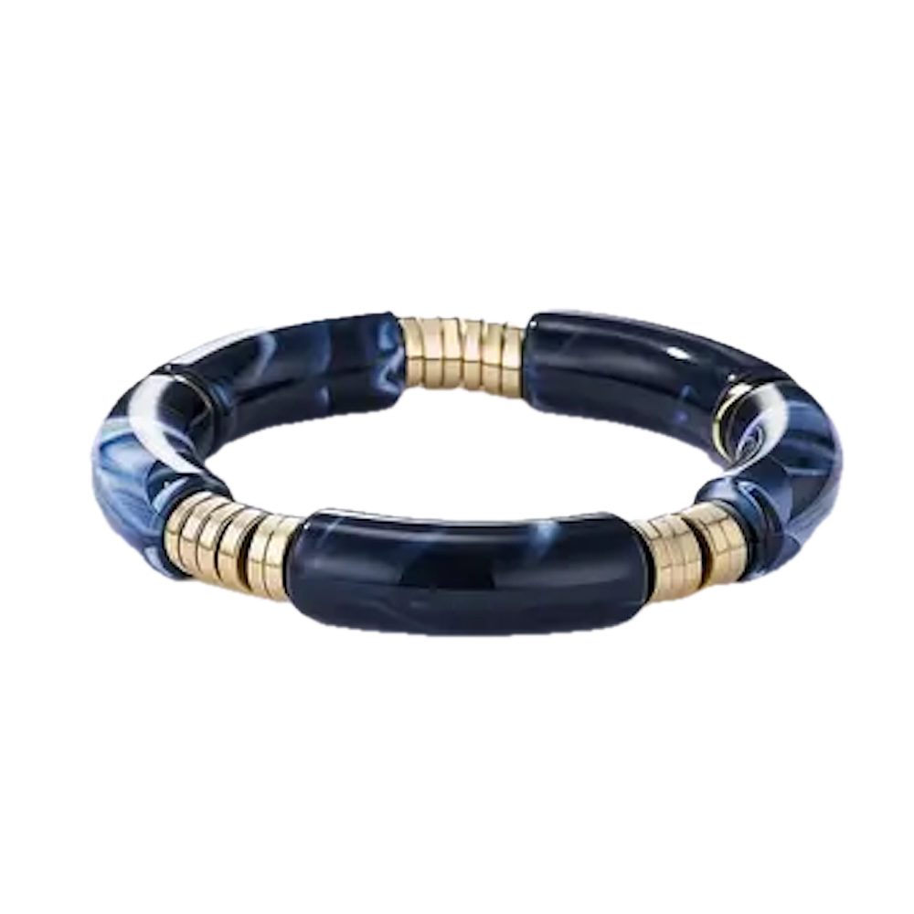 LK Trend & Style Armreif Buntes elastisches Armband (klasse Modeschmuck), wunderschöne Farben, großartiges Basic