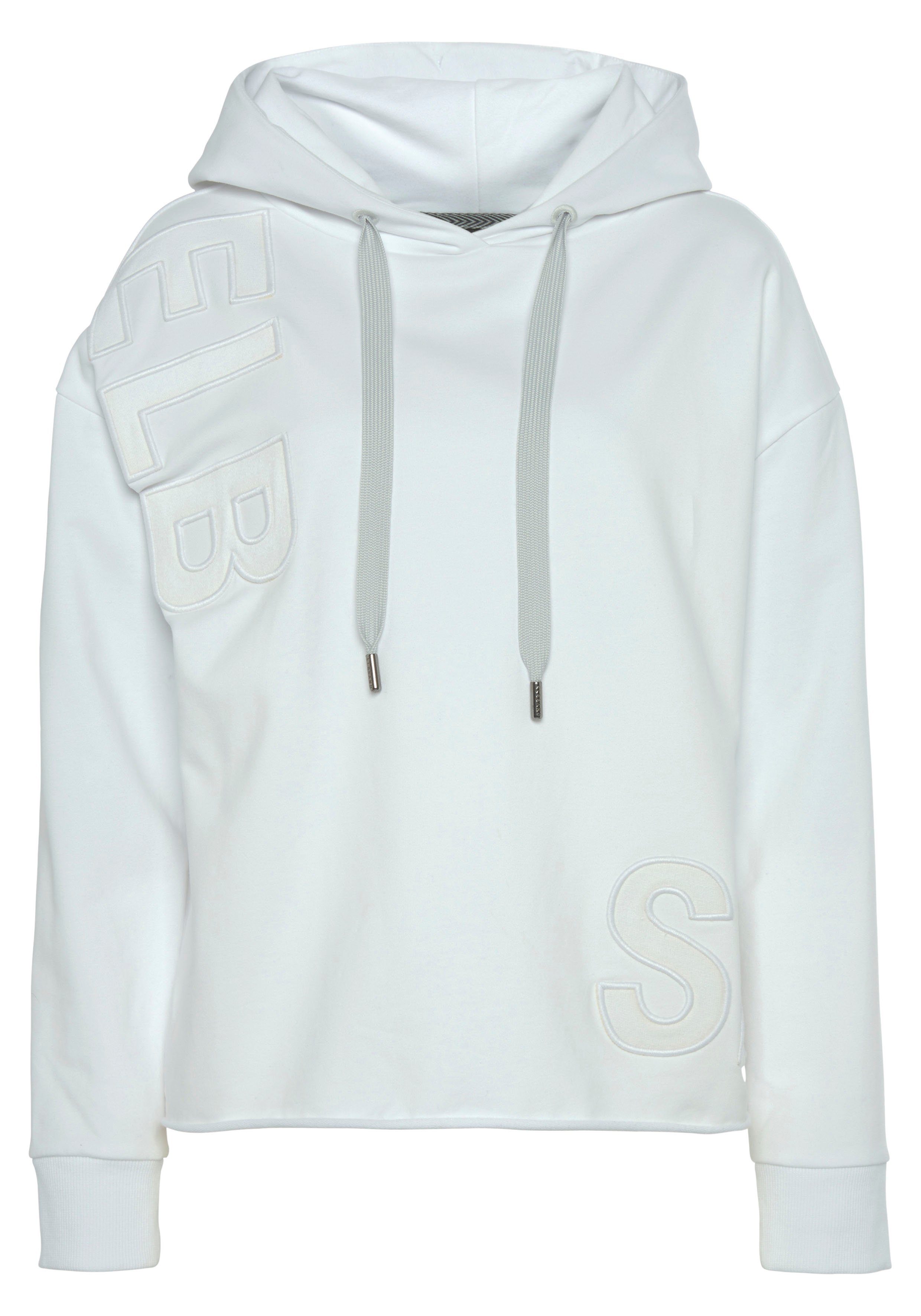 Elbsand Kapuzensweatshirt Elgin mit Logostickerei, lockerer günstig online kaufen